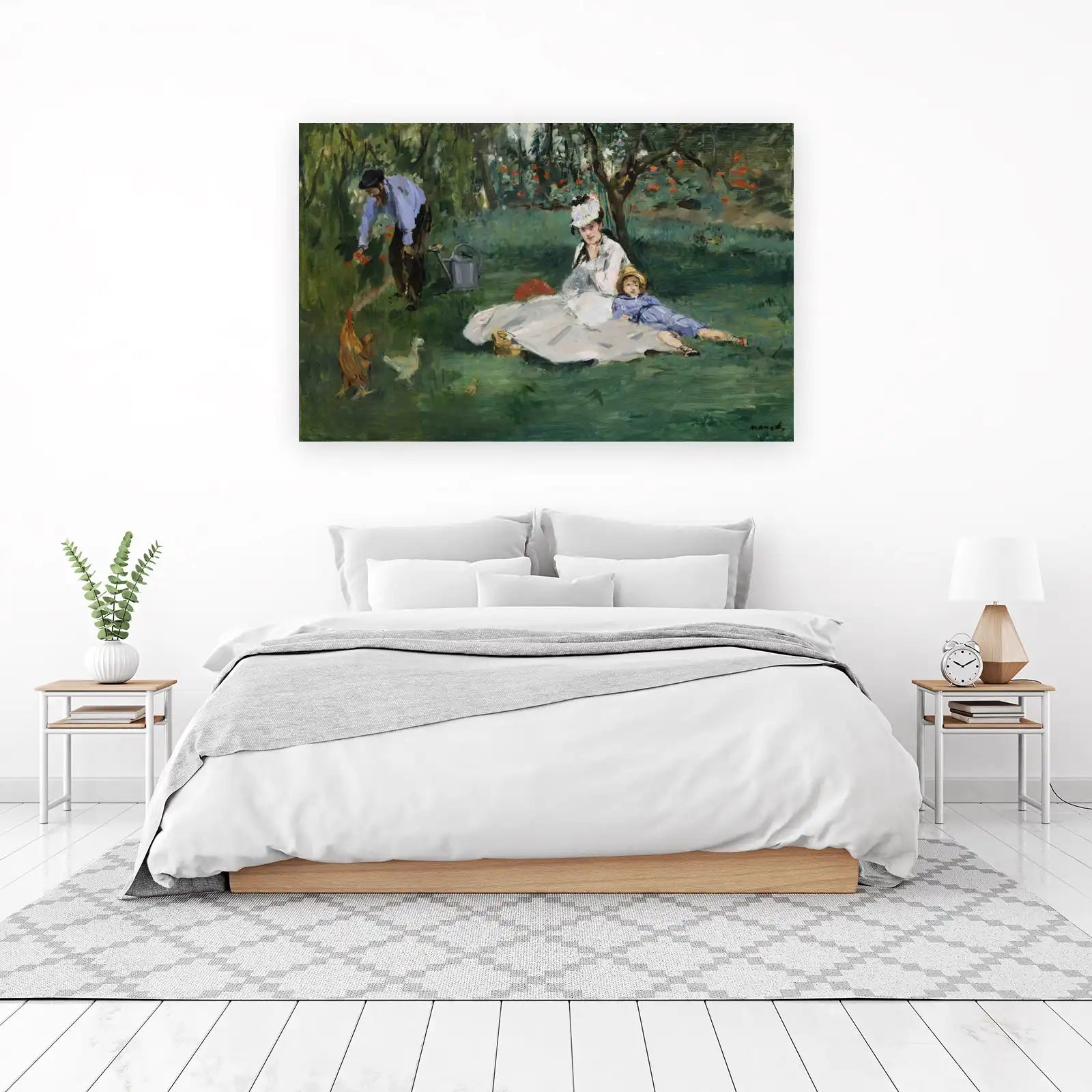 Impressionist Garden Picnic Wall Art