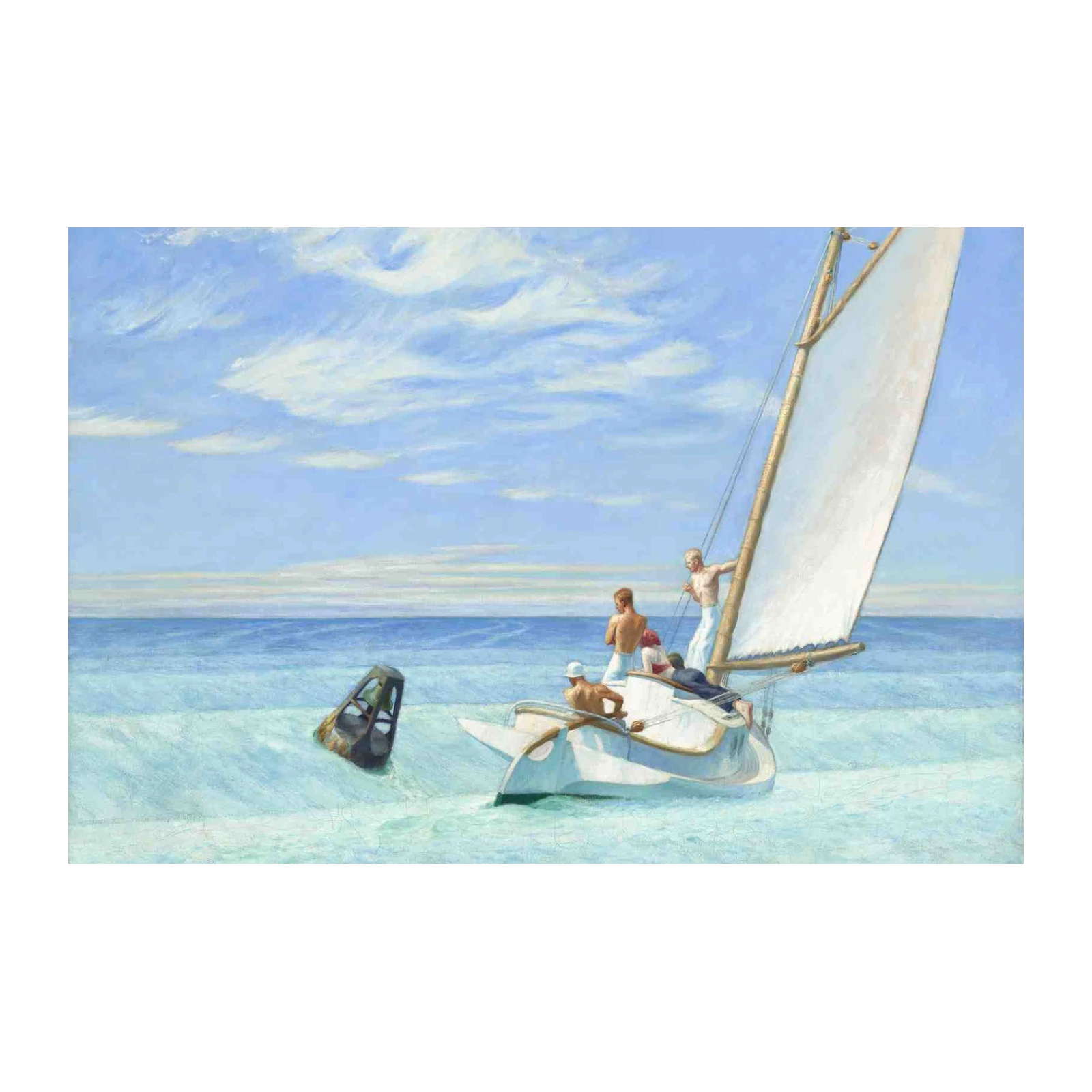 Seafaring Men Sailing Wall Art