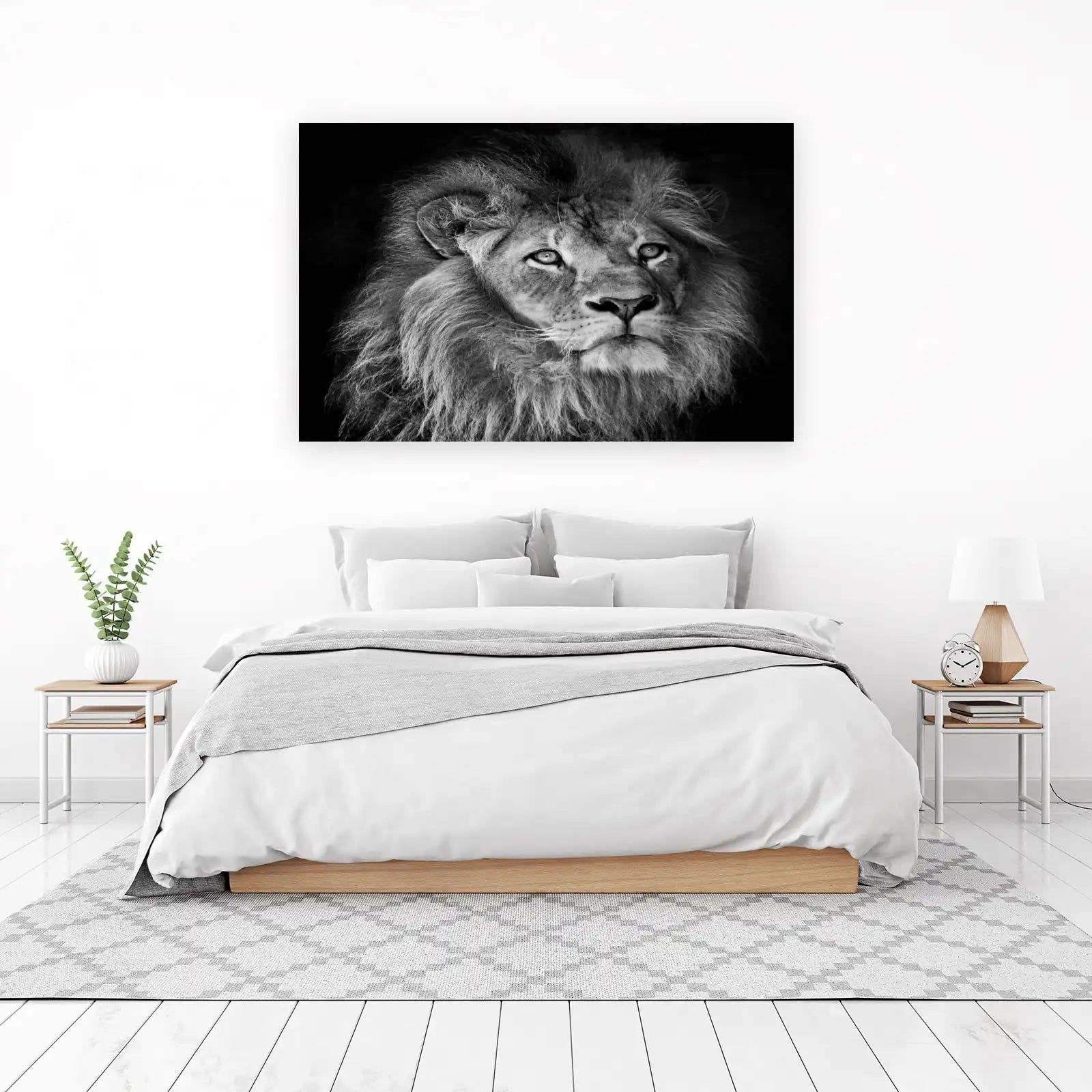 Majestic Lion Portrait Wall Art