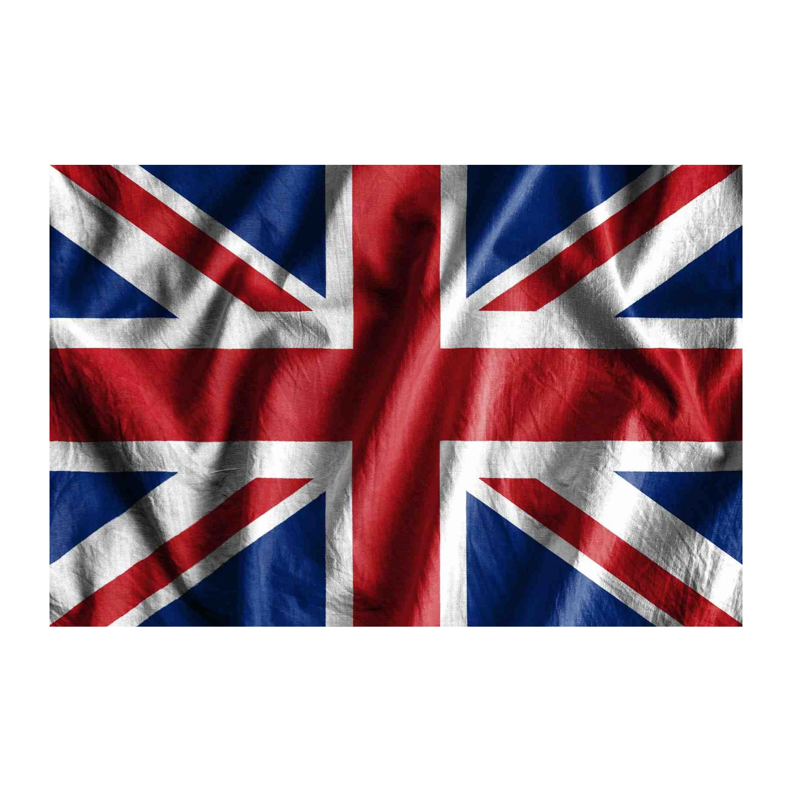 Union Jack Flag Textured Wall Art