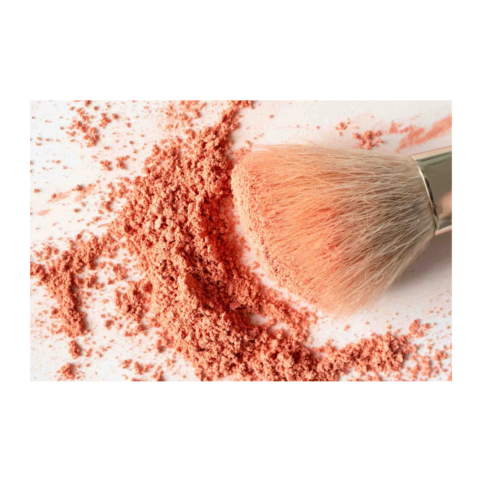 Elegant Peach Blush & Brush Wall Art