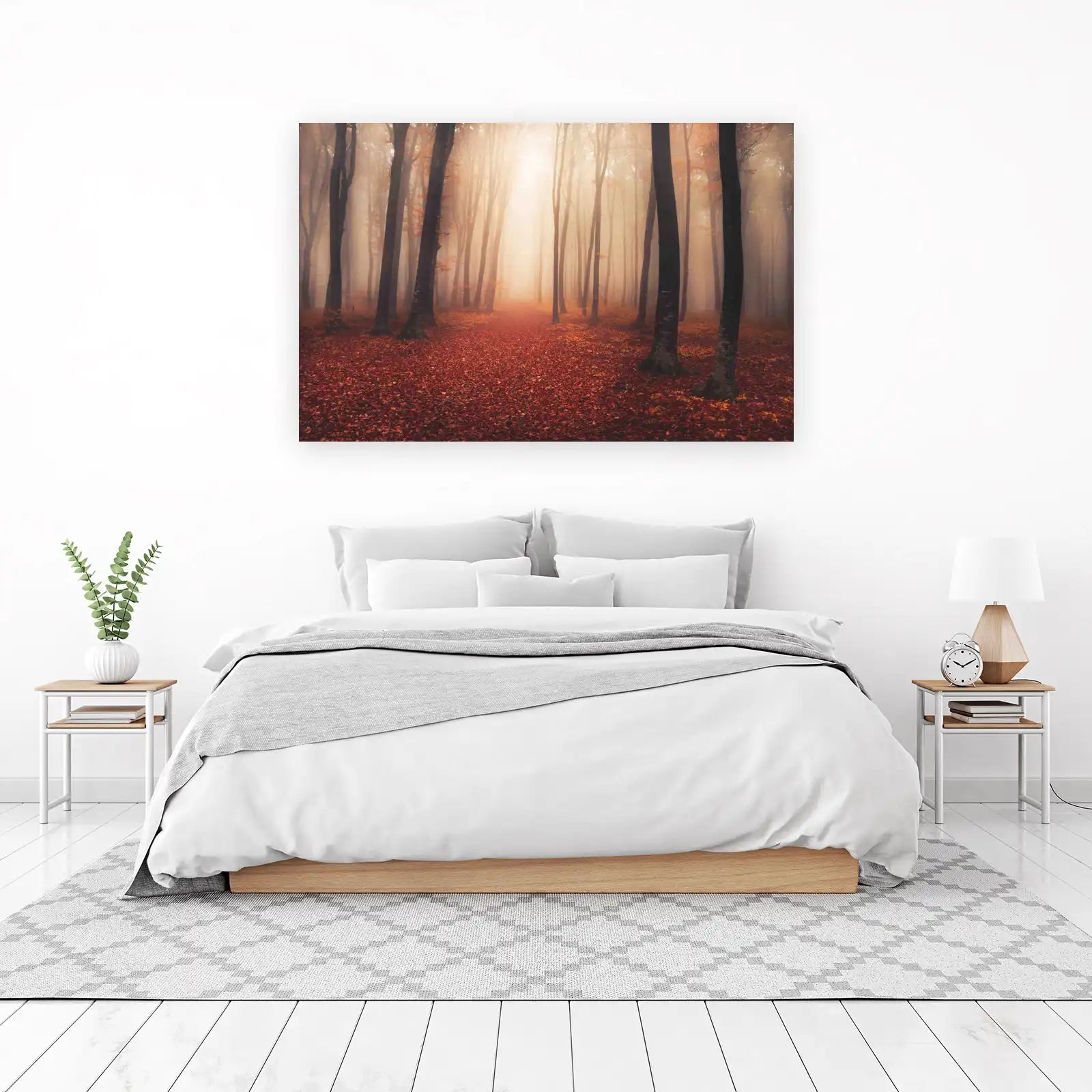 Enchanting Autumn Forest Path Wall Art