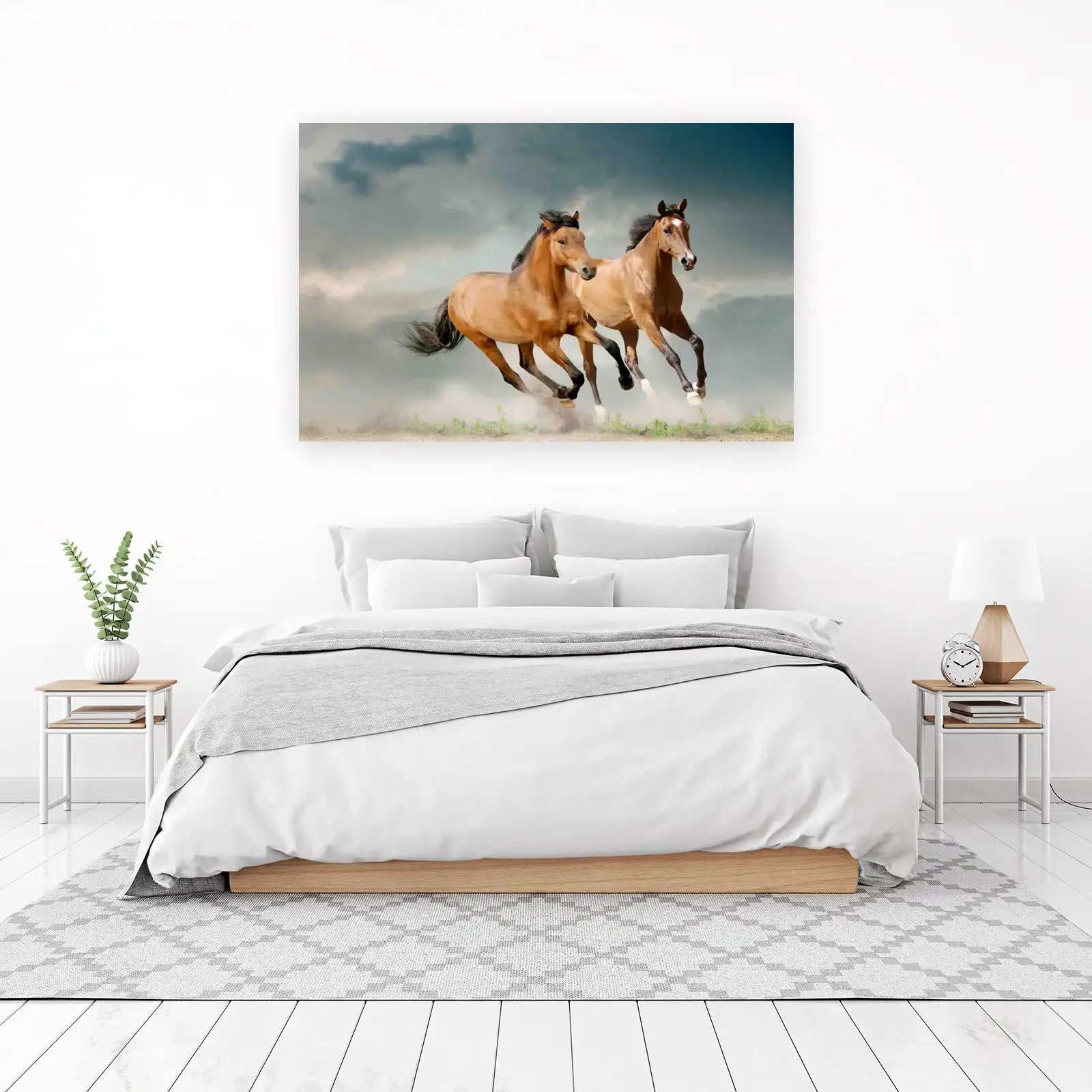 Majestic Galloping Horses Wall Art