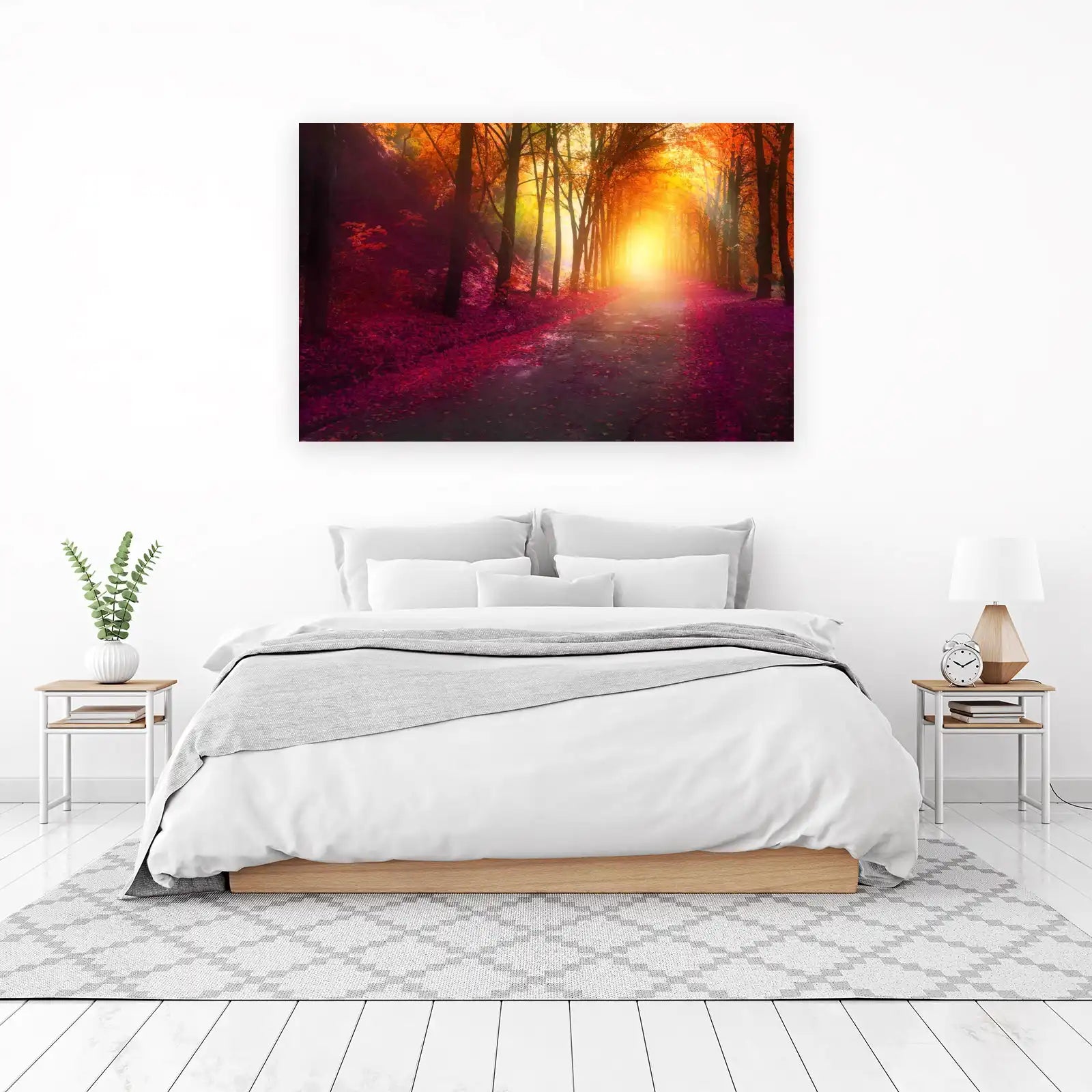 Enchanting Autumn Forest Path Wall Art