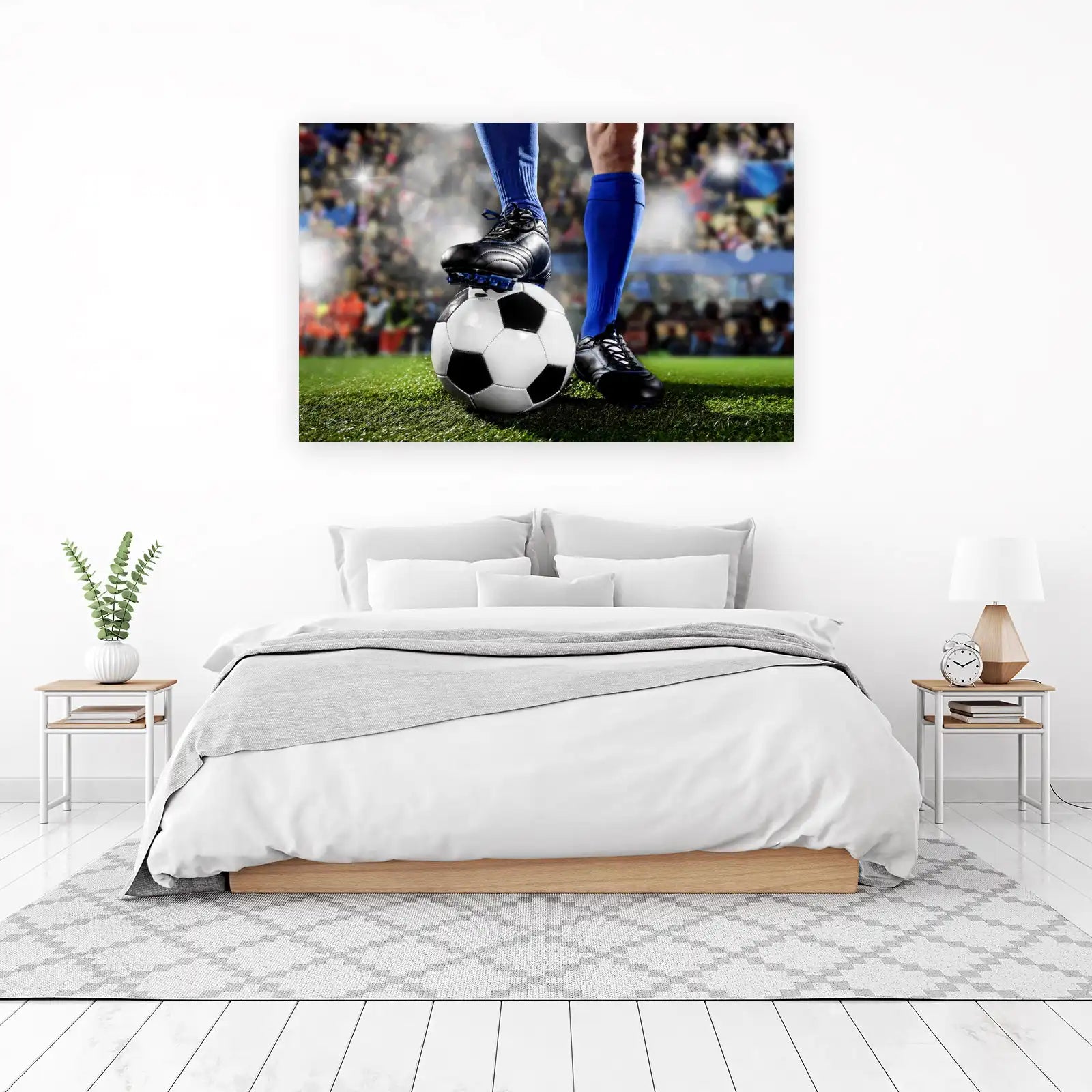 Soccer Goal Celebration Wall Art
