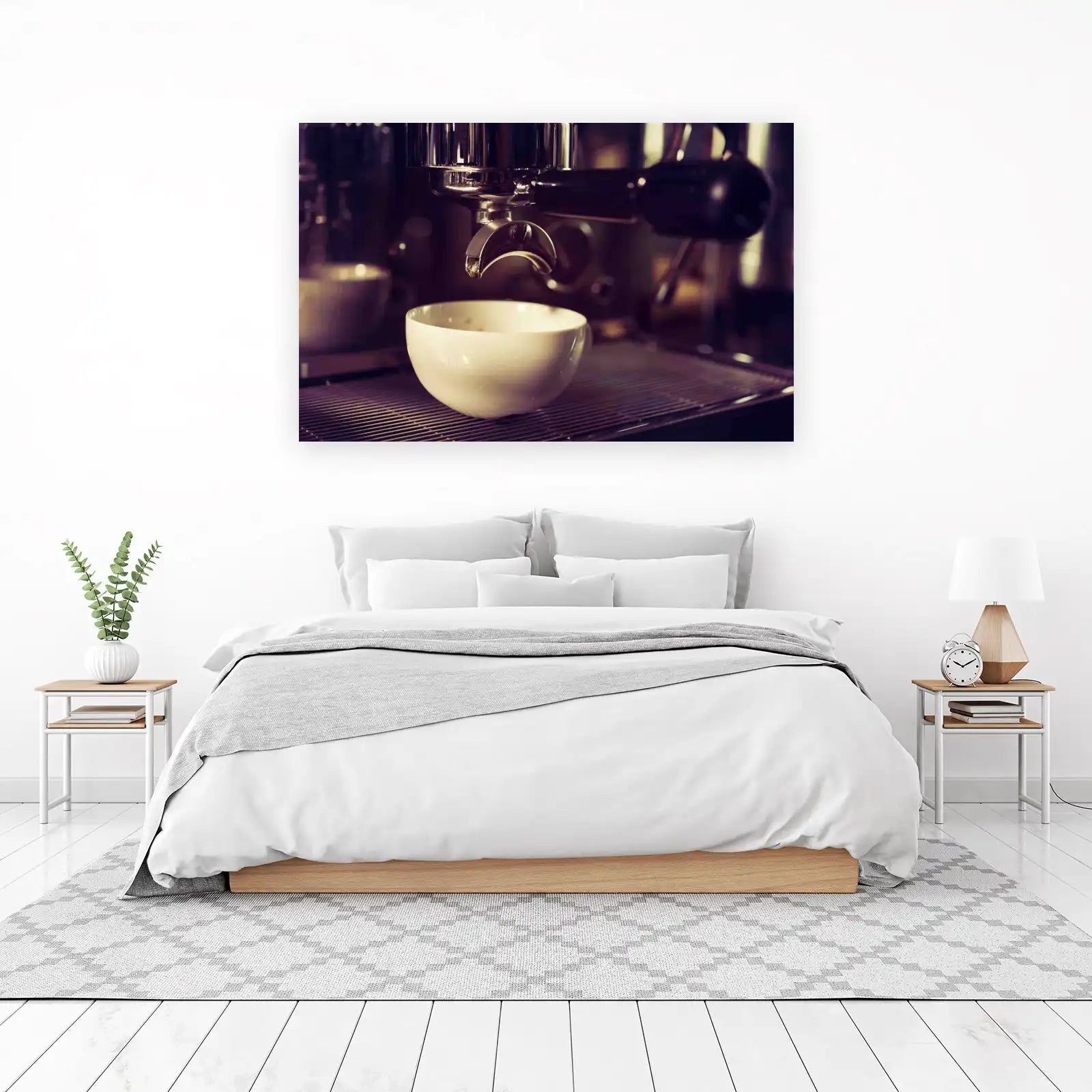 Espresso Moment Abstract Coffee Art Wall Art