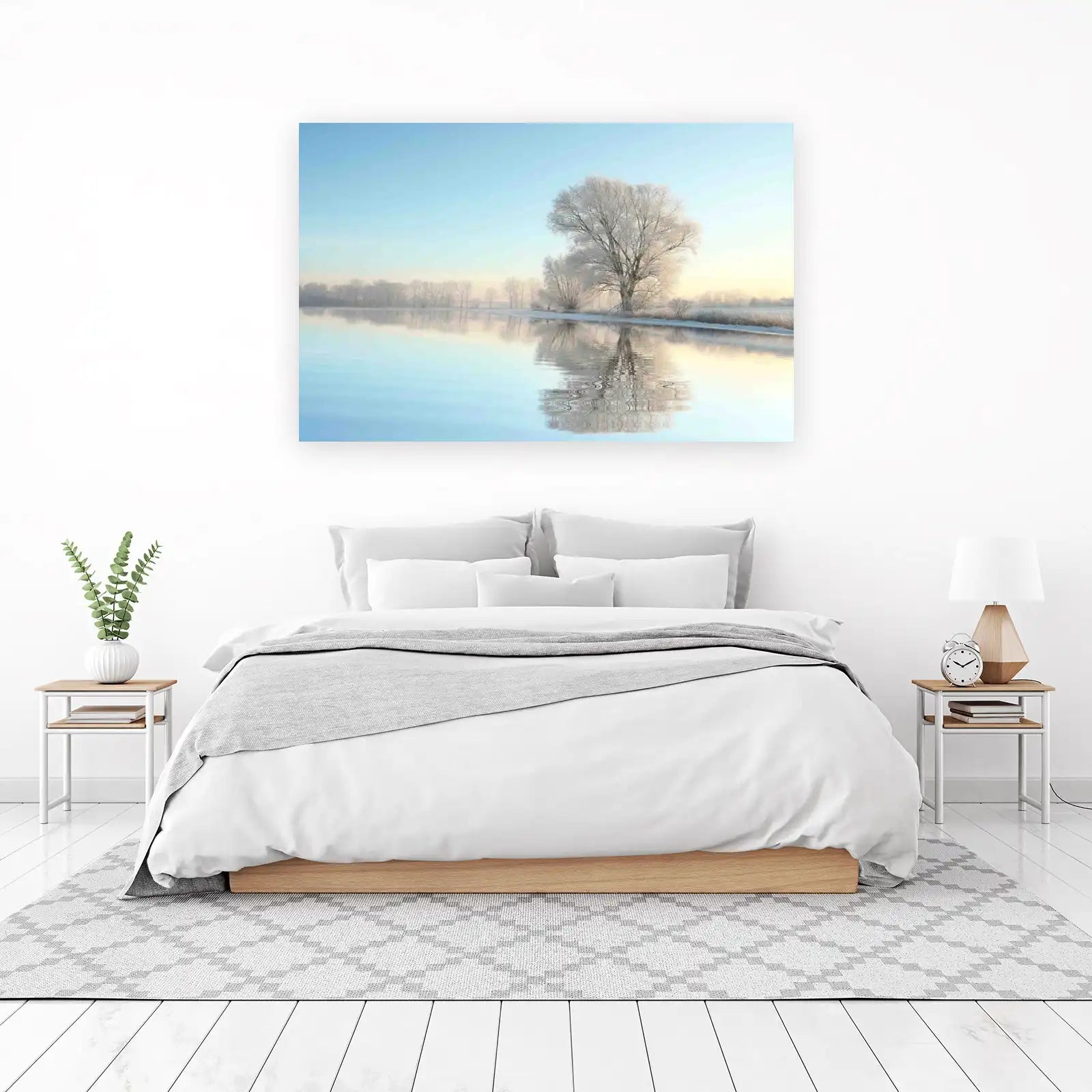Serene Winter Landscape Wall Art