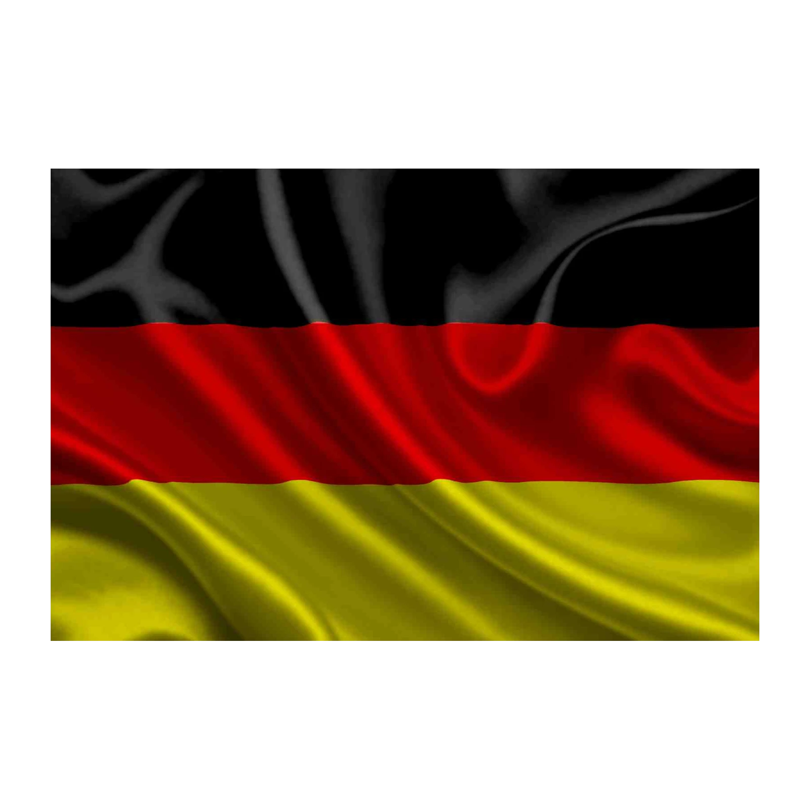 Majestic German Flag Waving Wall Art