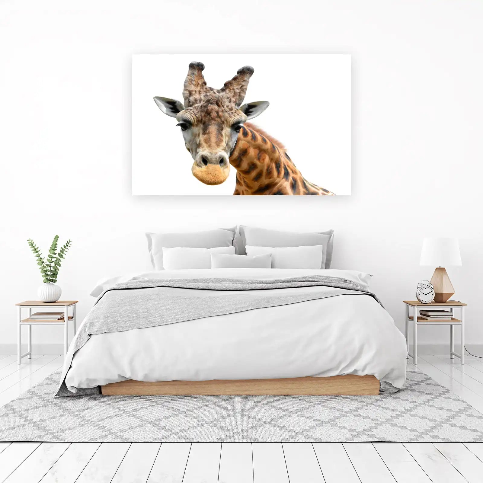 Majestic Giraffe Close-Up Wall Art