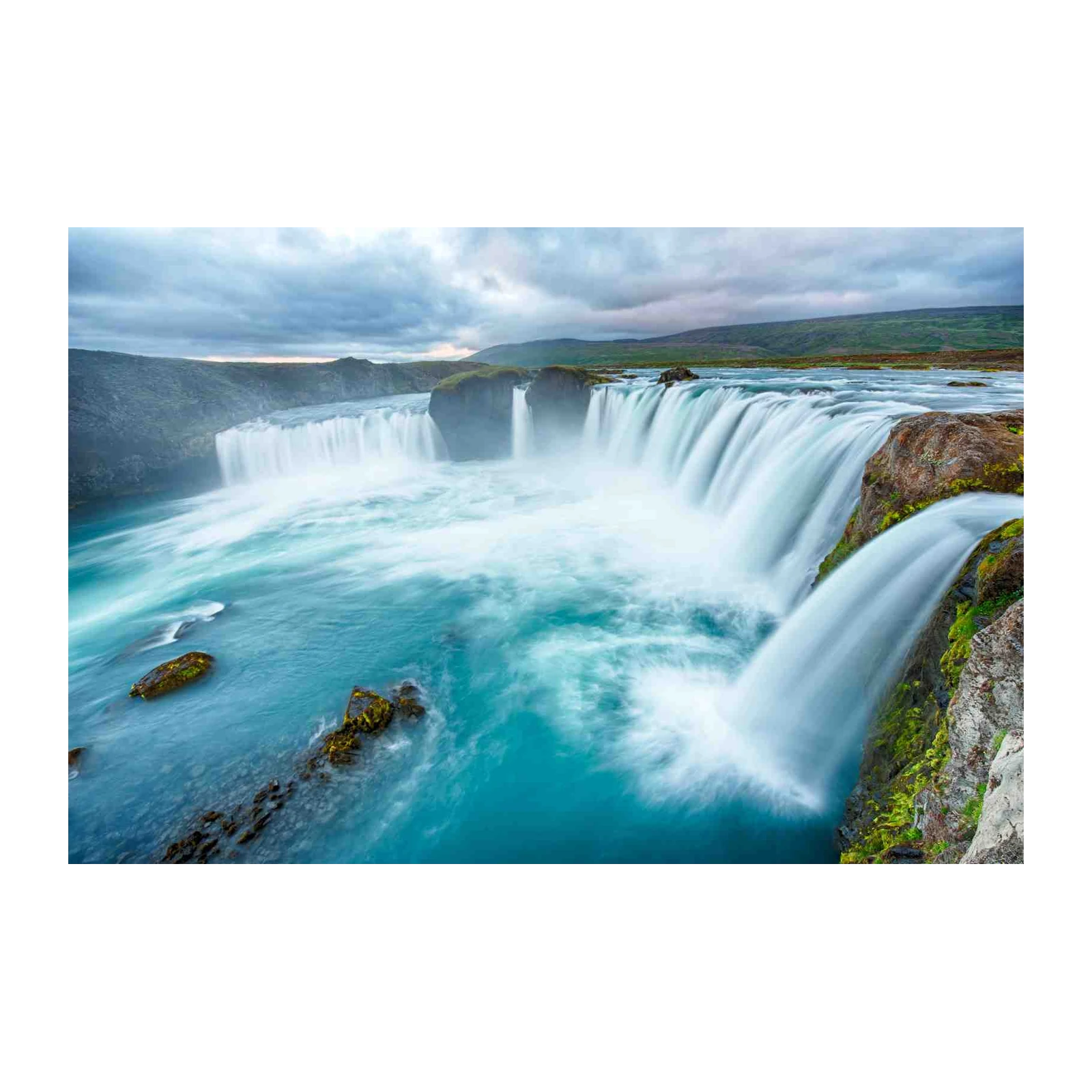 Majestic Waterfall Iceland Wall Art