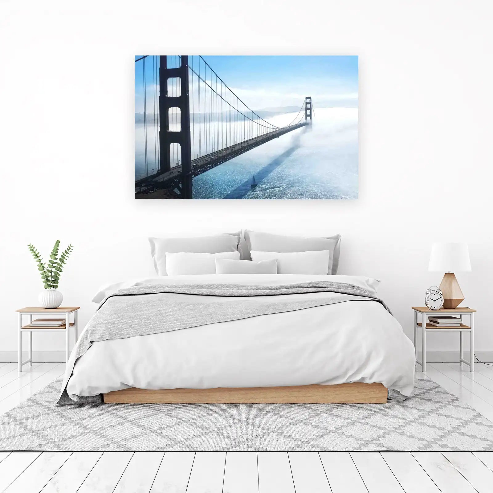 Golden Gate Foggy Mystique Wall Art