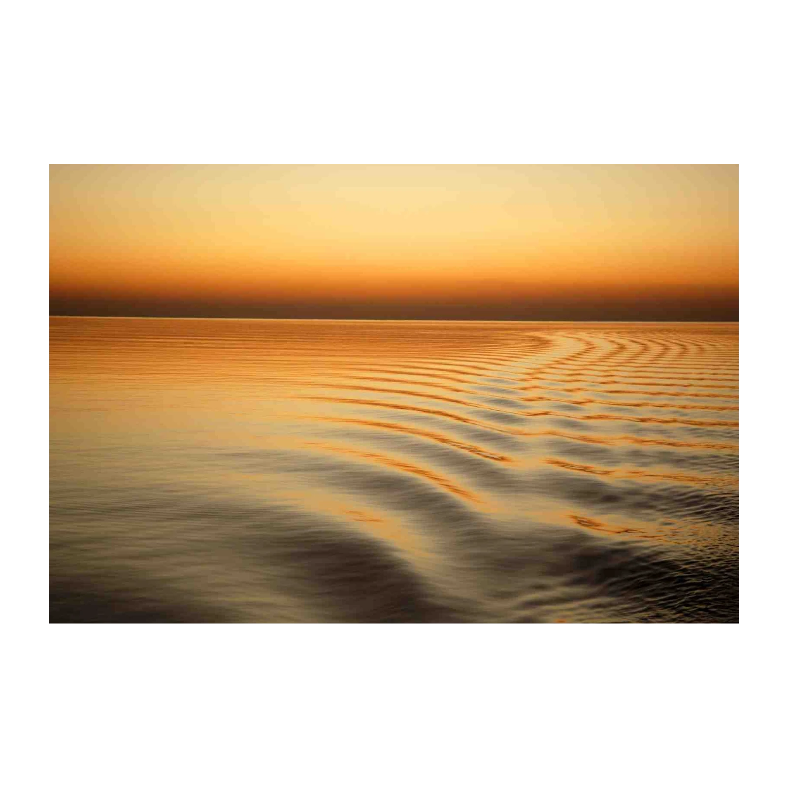 Golden Hour Ocean Waves Wall Art
