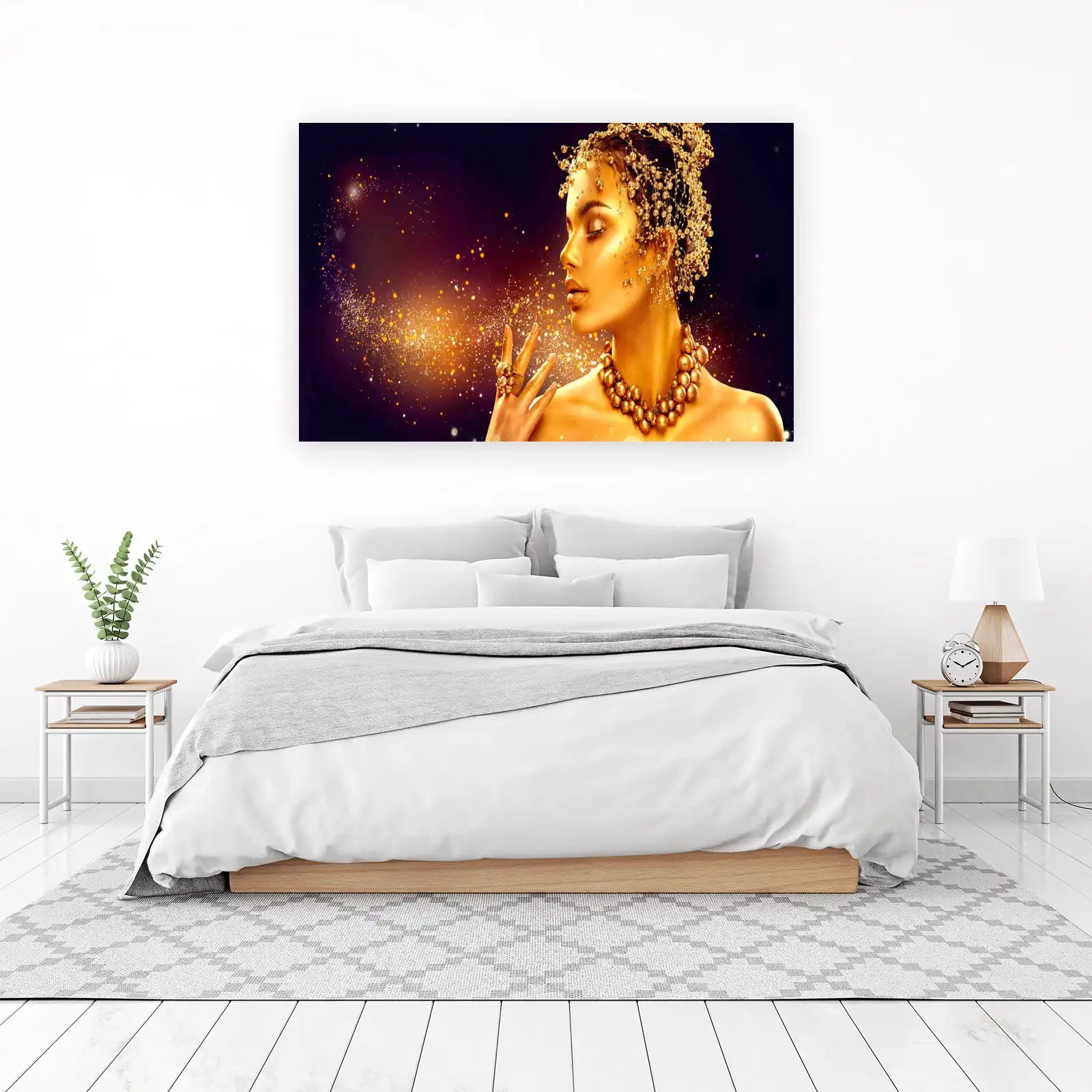 Golden Goddess Sparkle Wall Art Wall Art