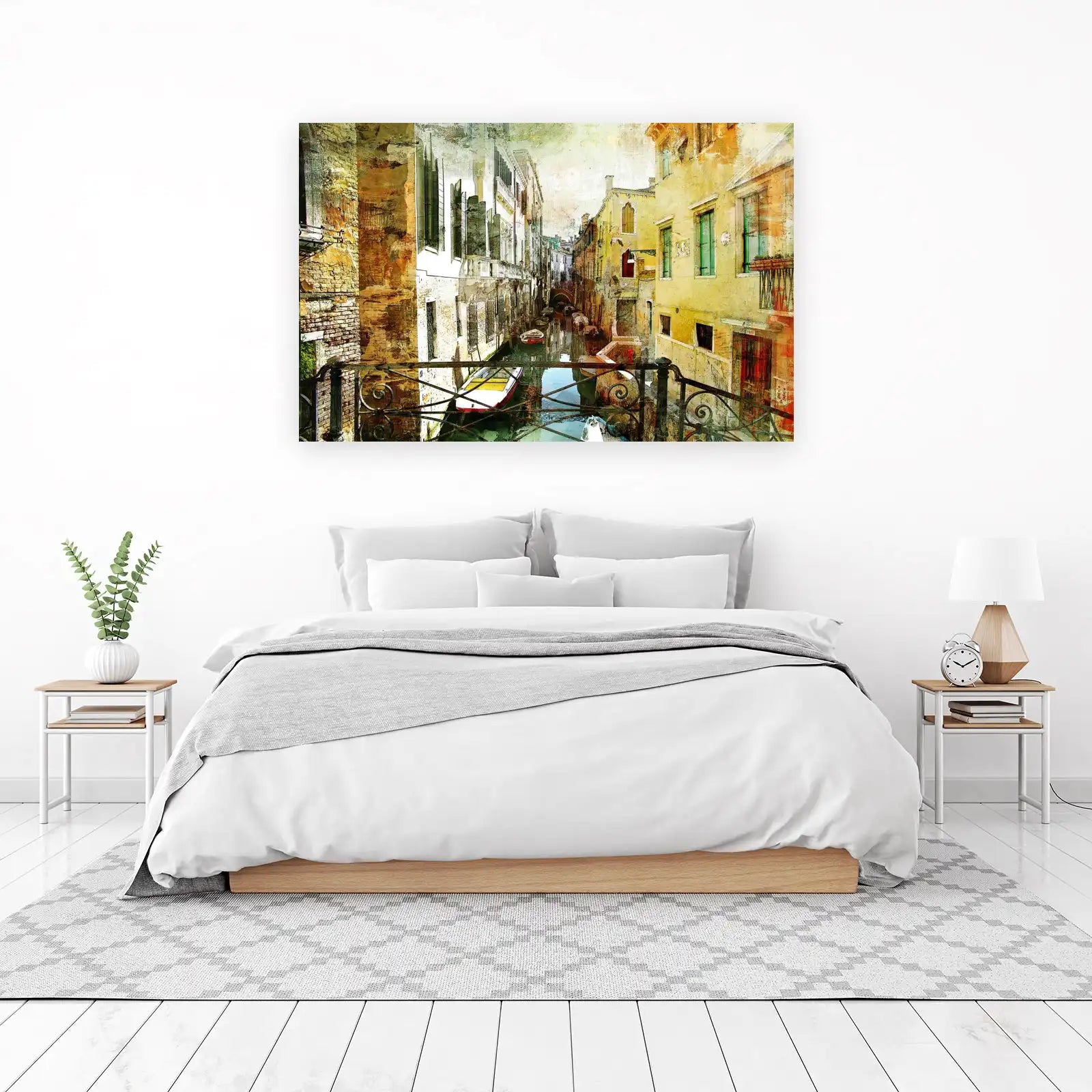 Venetian Canal Abstract Wall Art