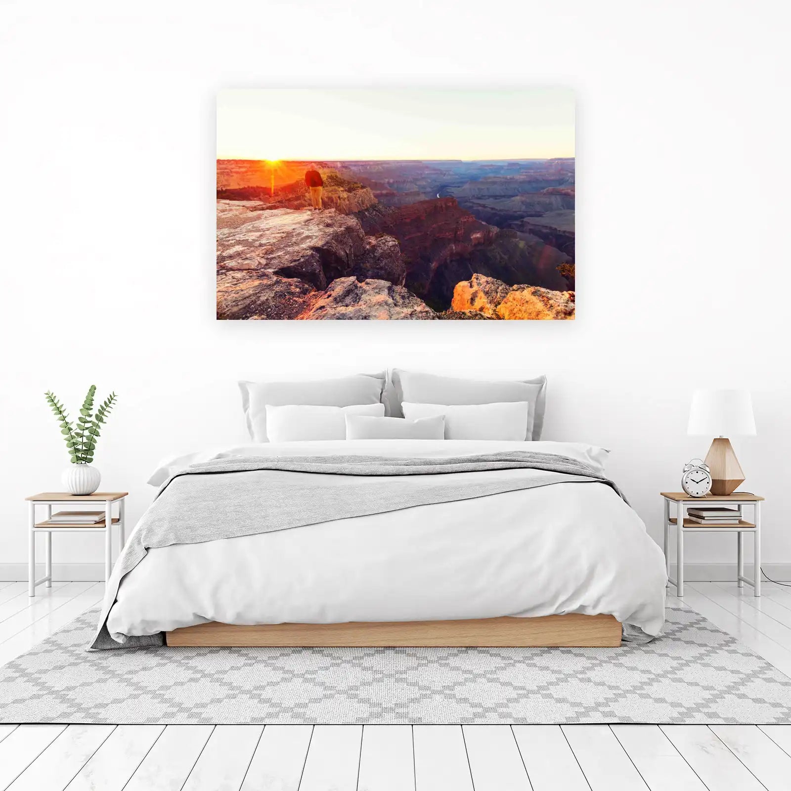Majestic Canyon Sunrise Adventure Wall Art