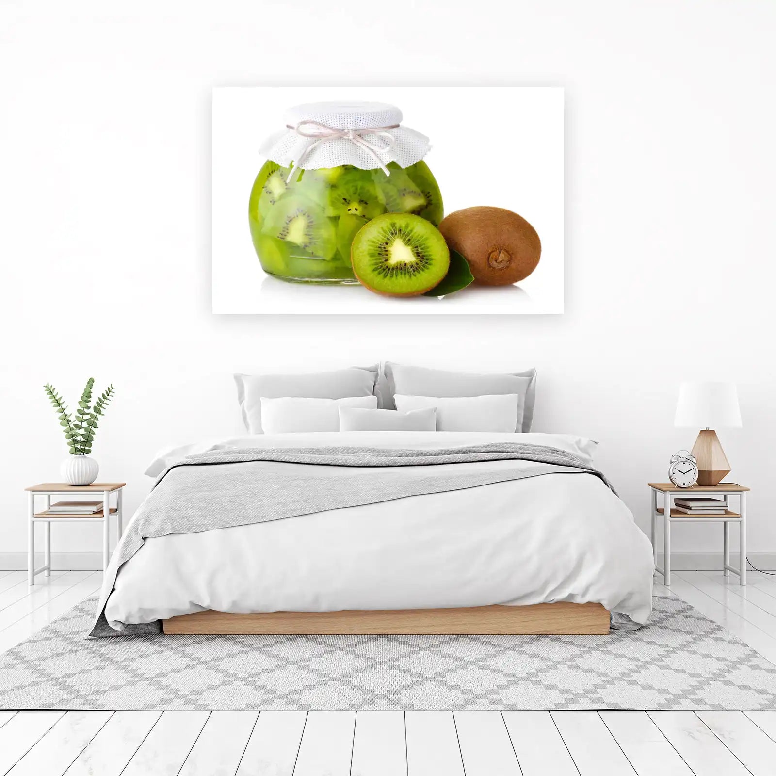 Fresh Kiwi Jar Fruit Nature Wall Art