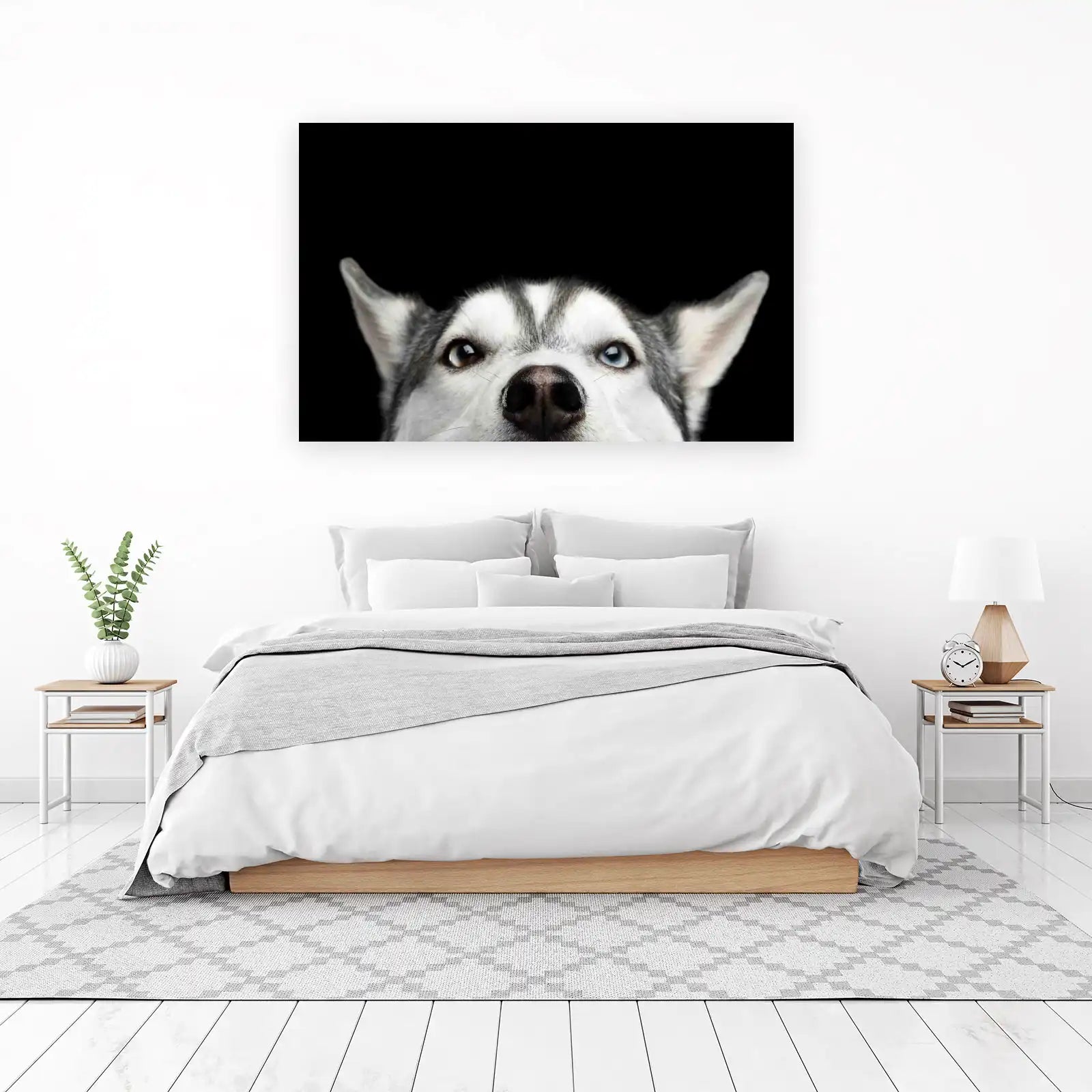 Stunning Husky Eyes Wall Art