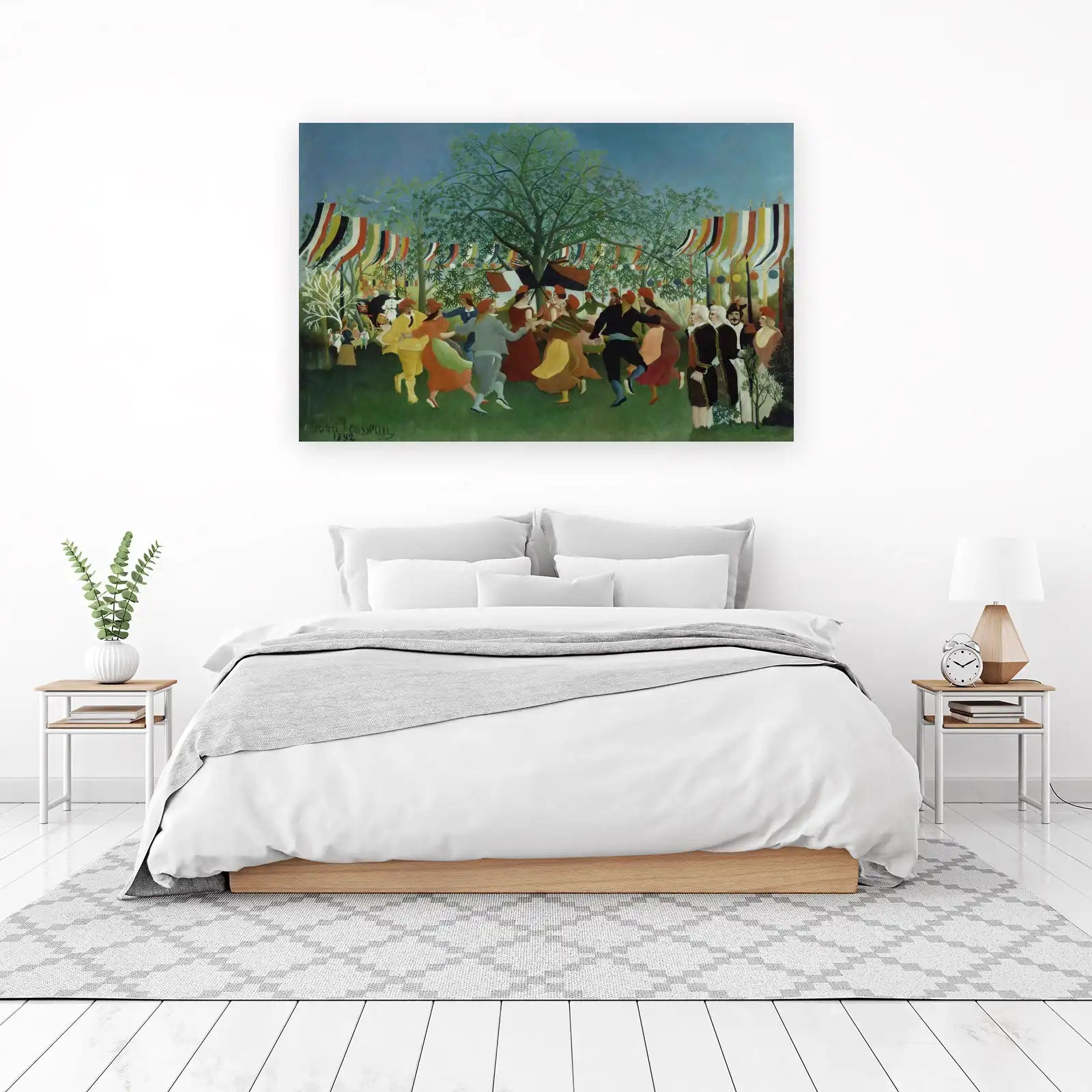The Festival of the Village Wall Art
