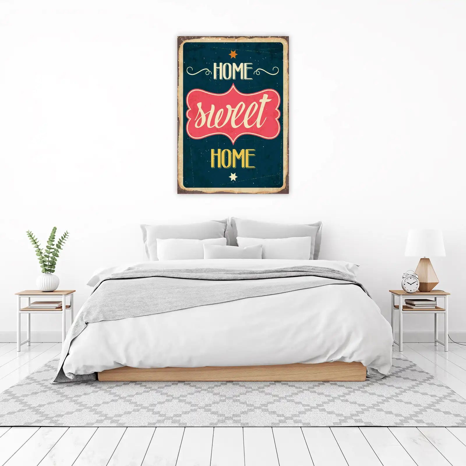 Vintage "Home Sweet Home" Wall Art
