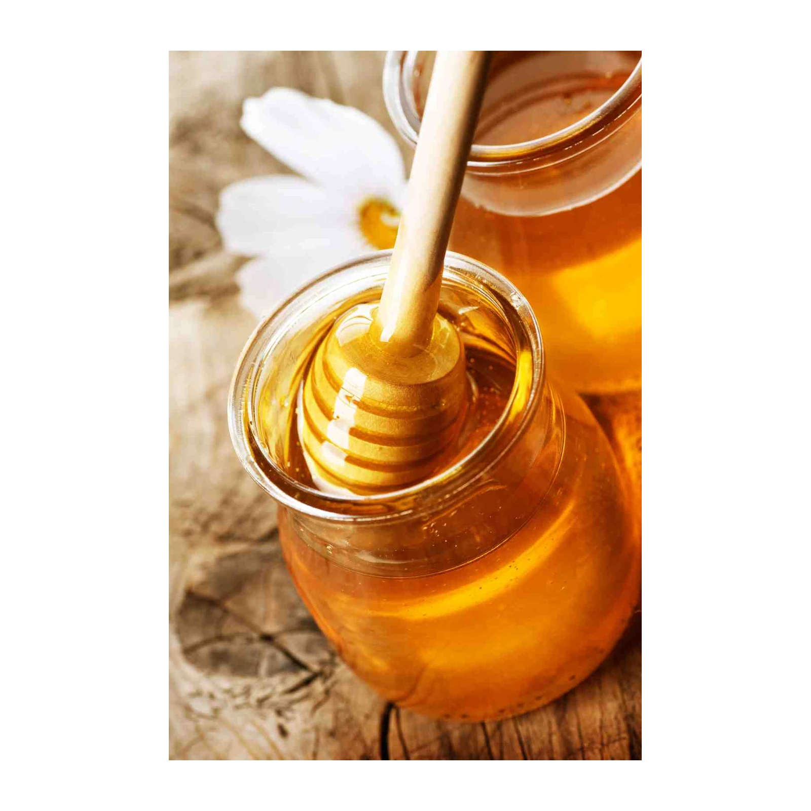 Golden Honey Dripping Wood Dipper Wall Art