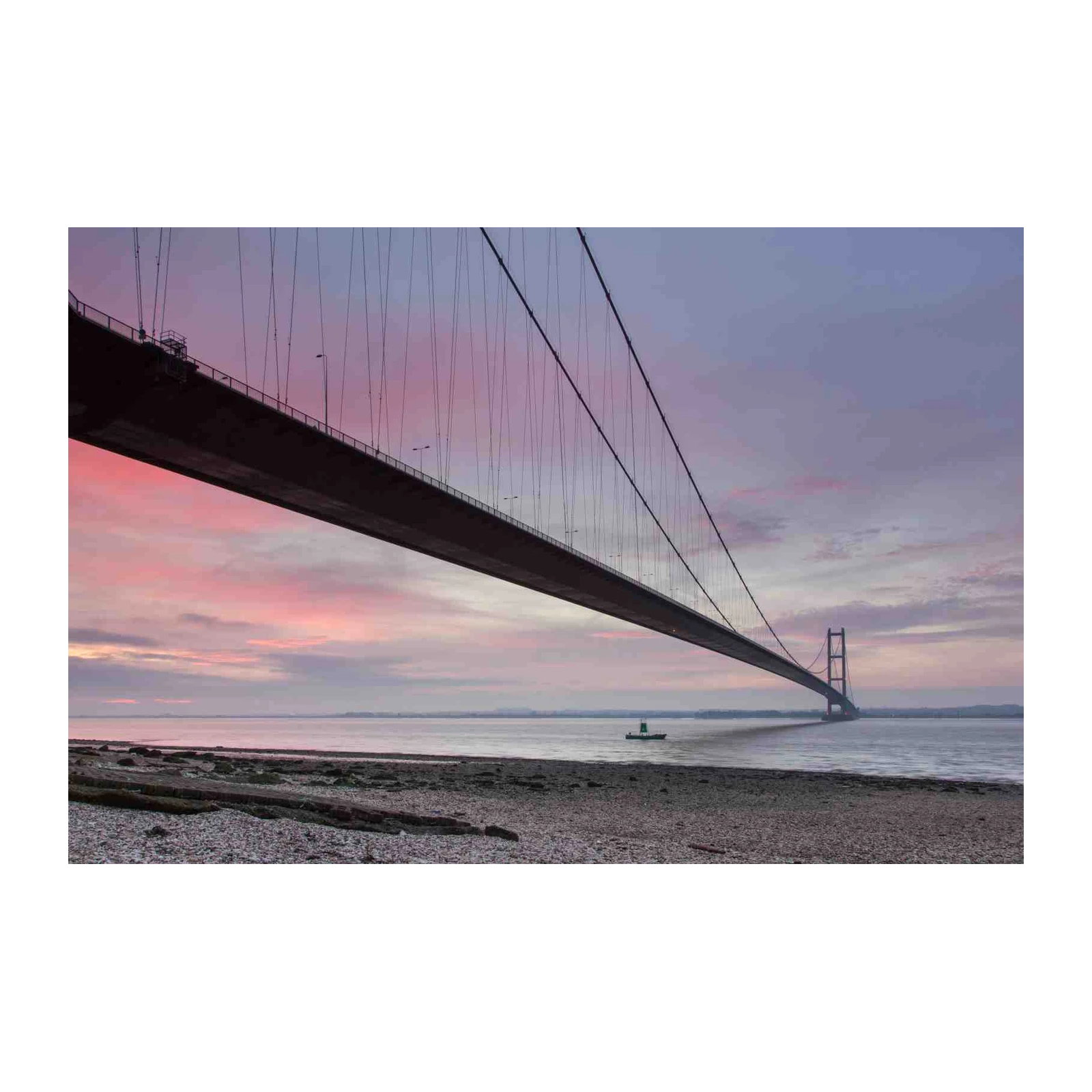 Dramatic Bridge Sunset Wall Art Wall Art