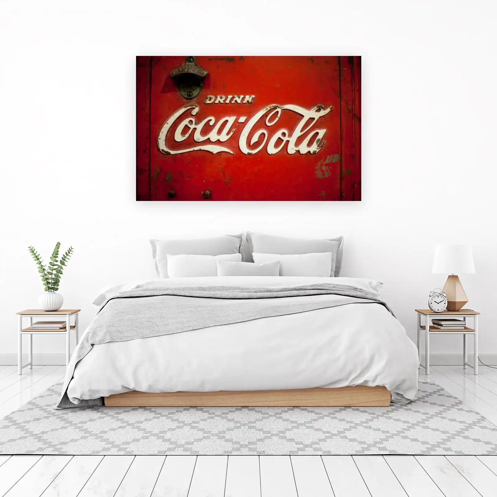 Vintage Coca-Cola Logo Wall Art