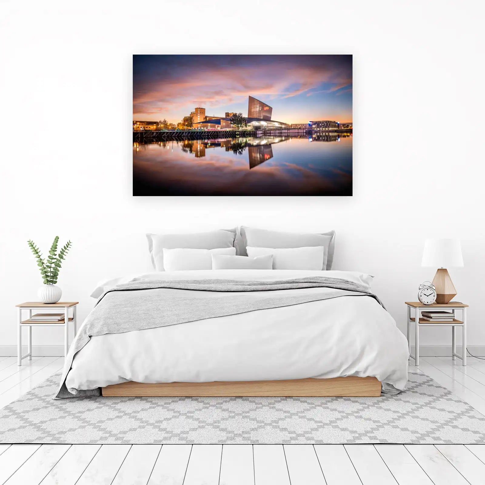 Modern Architecture Waterfront Wall Art