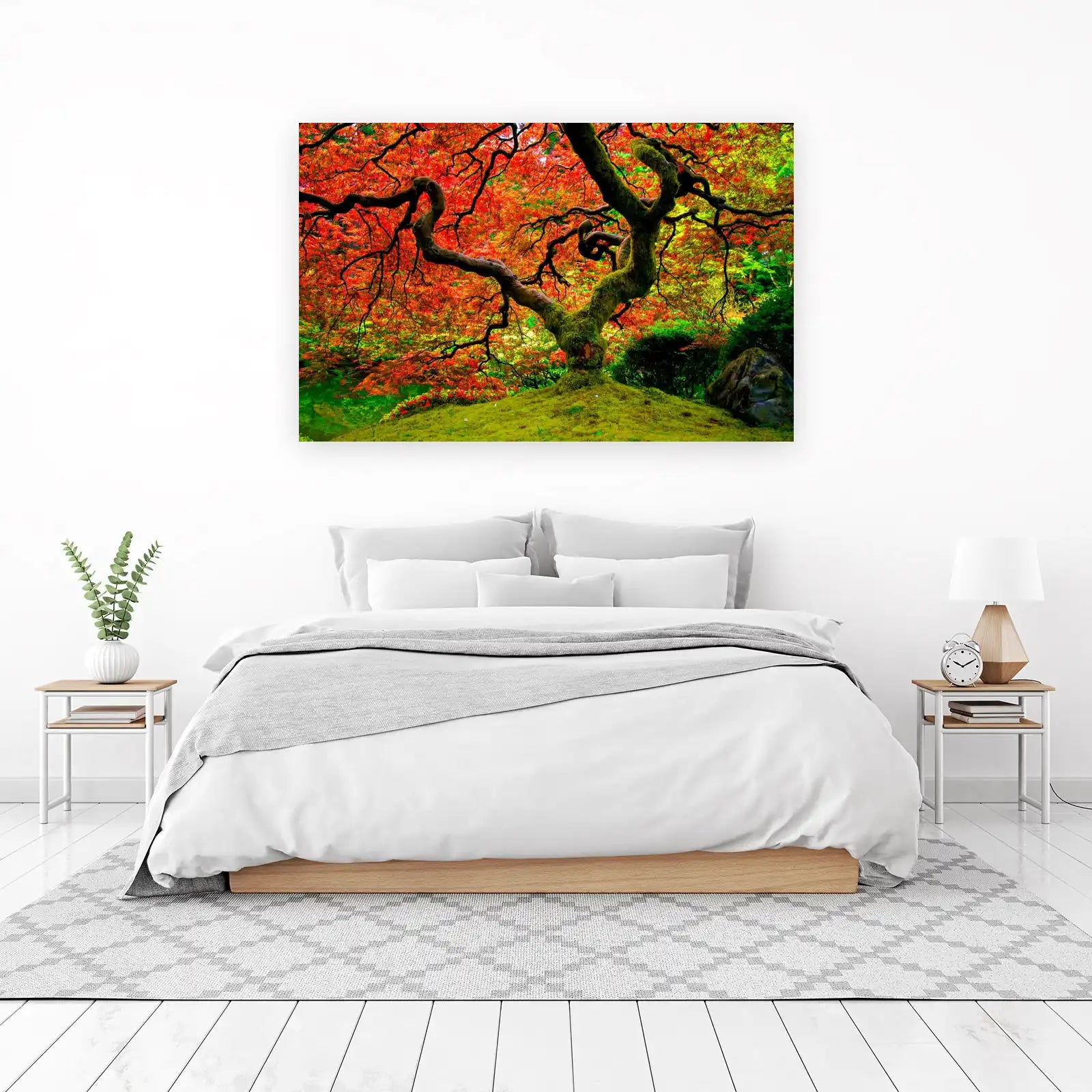 Vibrant Autumn Japanese Maple Wall Art