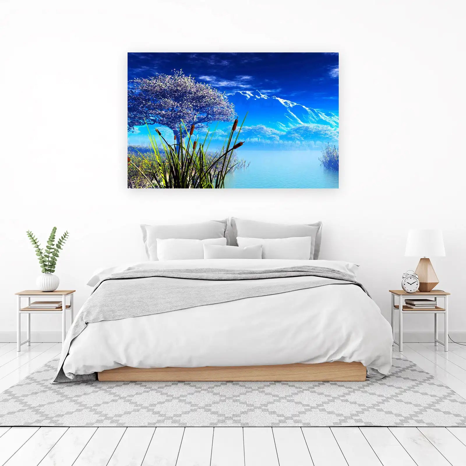 Tranquil Lake Landscape Wall Art