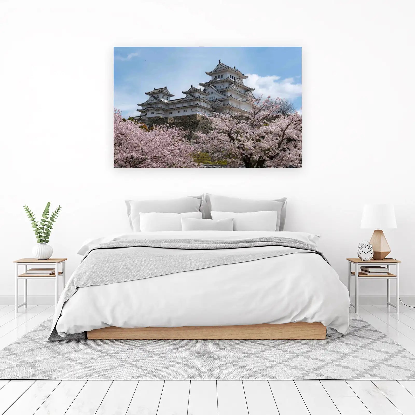 Himeji Castle Cherry Blossom Wall Art