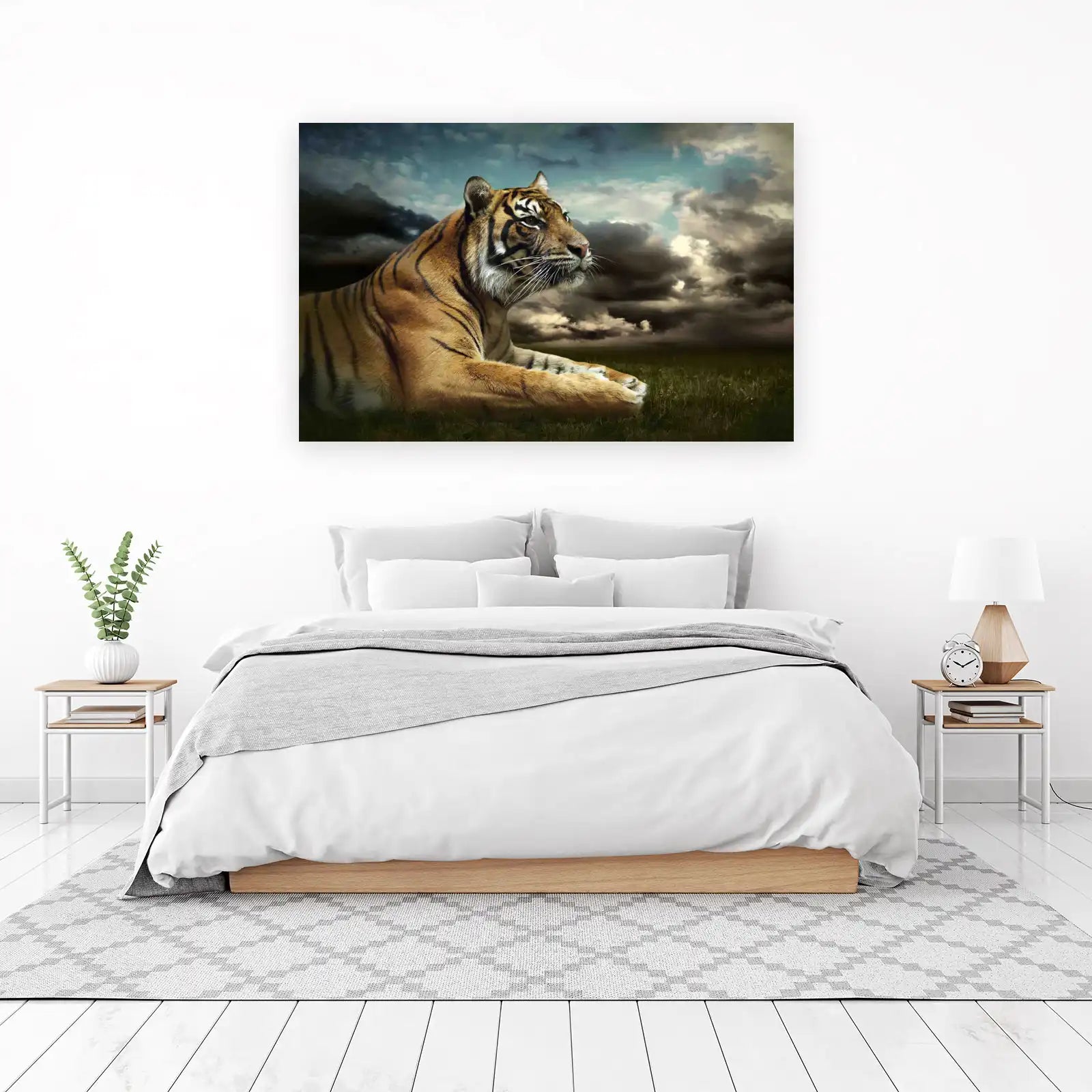 Majestic Tiger Landscape Wall Art