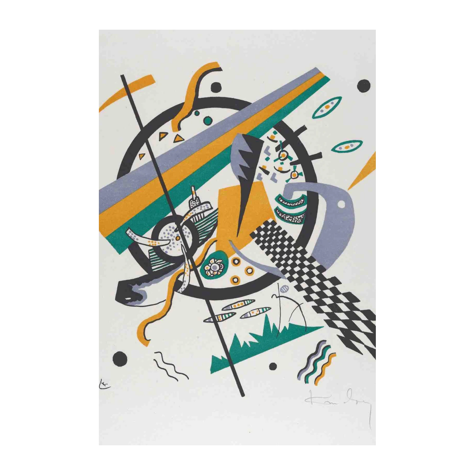 Vibrant Abstract Geometric Wall Art