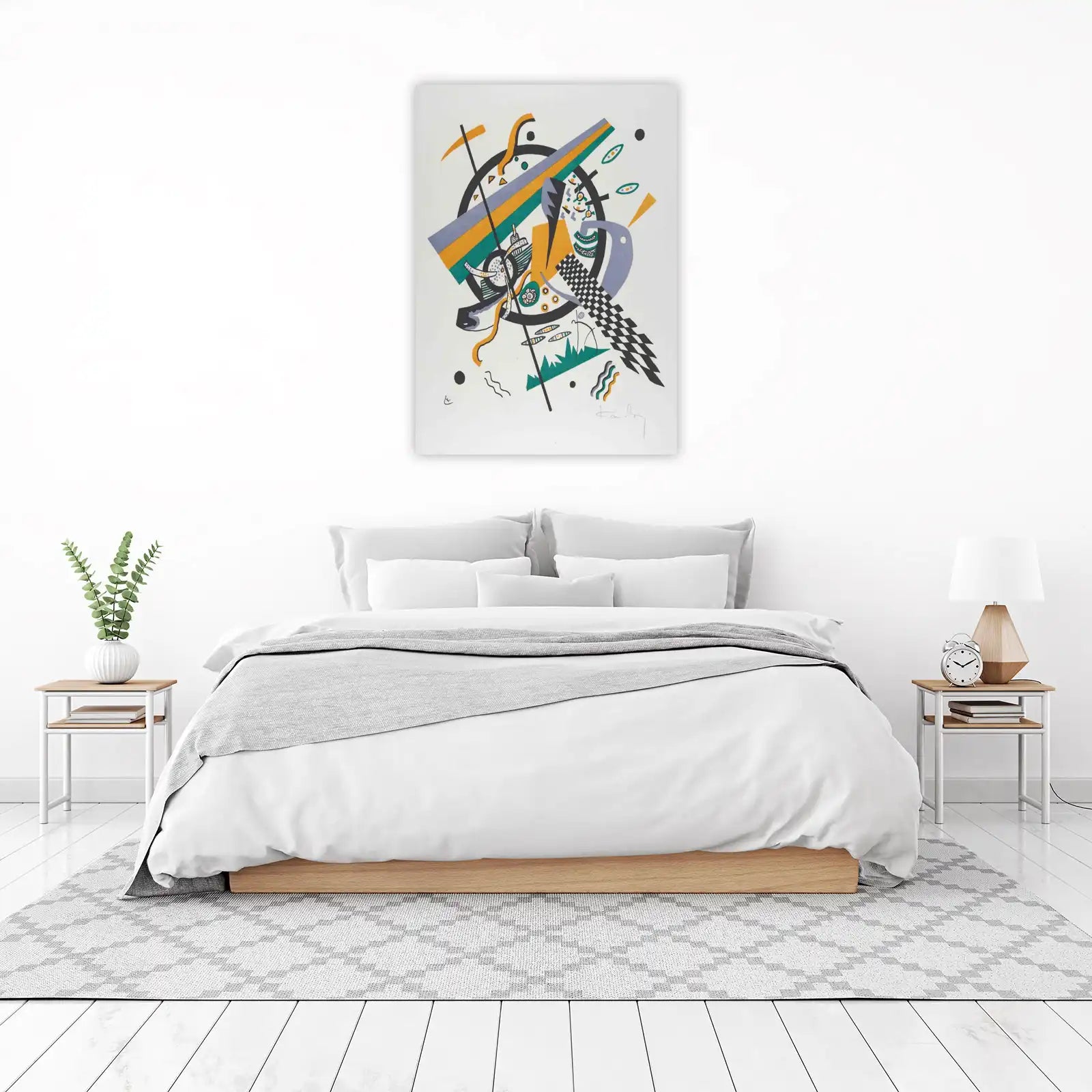 Vibrant Abstract Geometric Wall Art