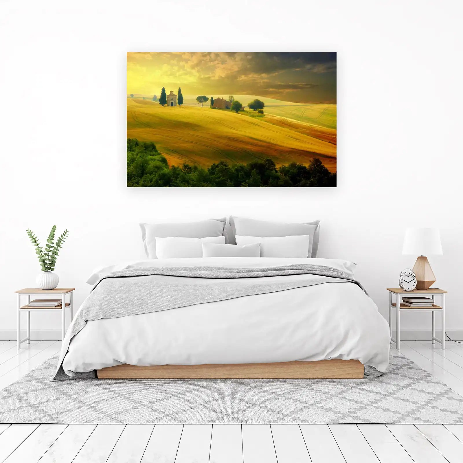 Tuscan Sunrise Landscape Wall Art
