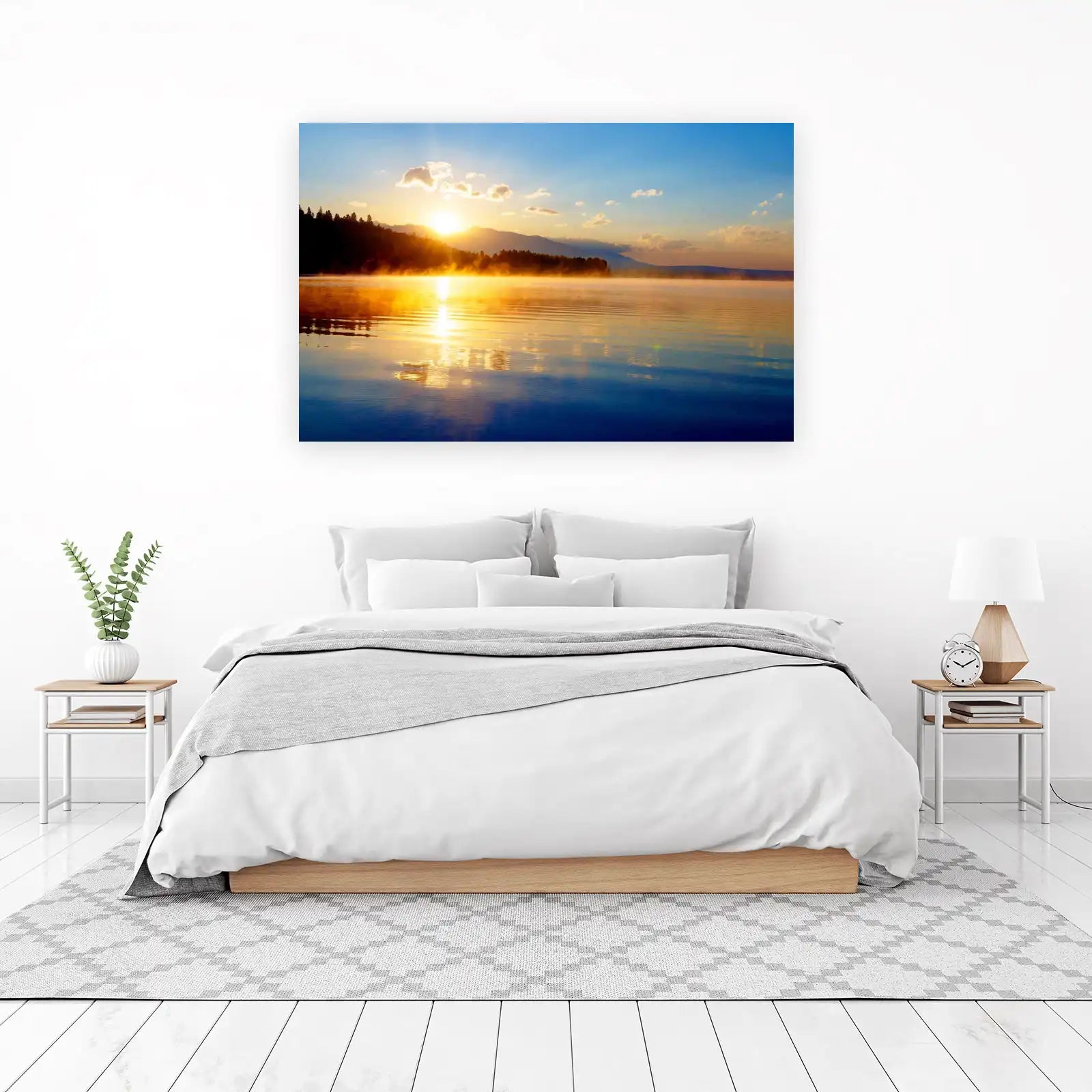 Sunrise Lake Serenity Wall Art - Nature Wall Art