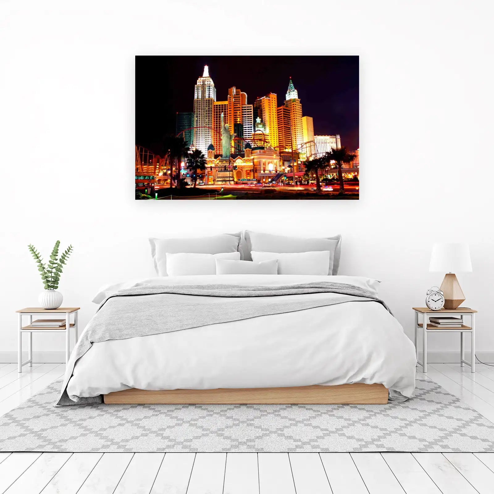 Las Vegas Skyline Statue of Liberty Wall Art