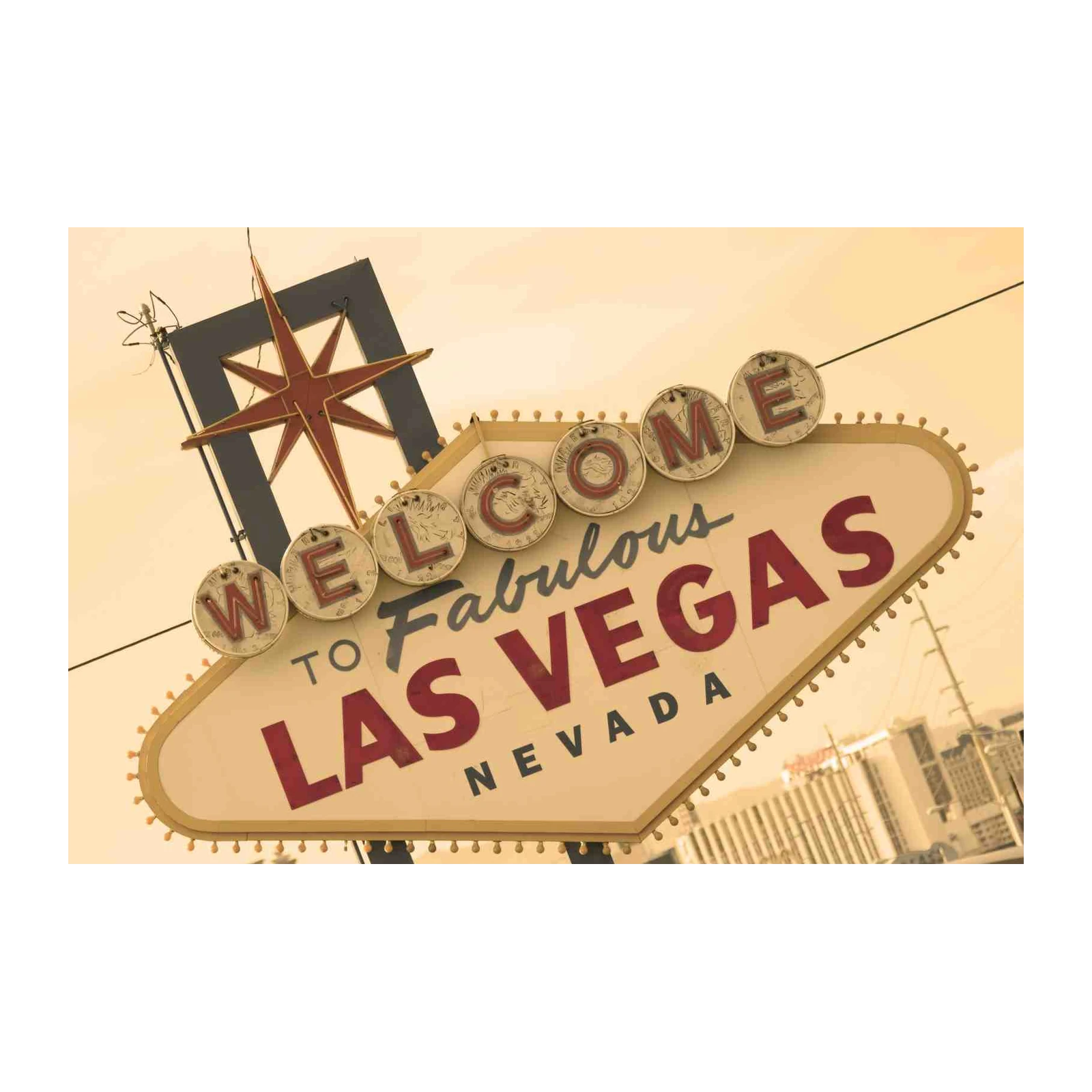 Iconic Welcome to Las Vegas Wall Art