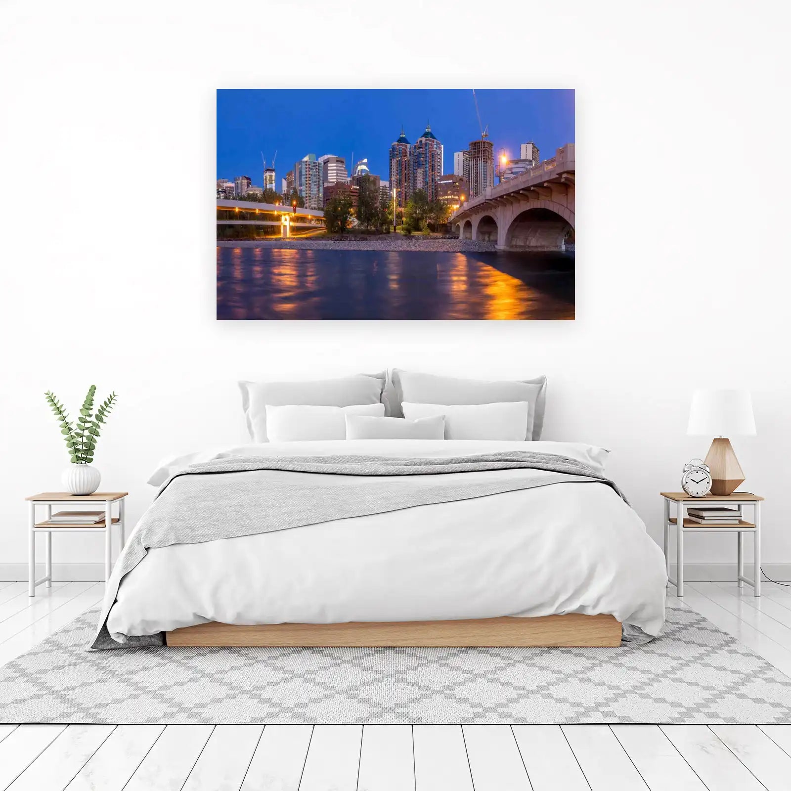 Cityscape Reflections Wall Art
