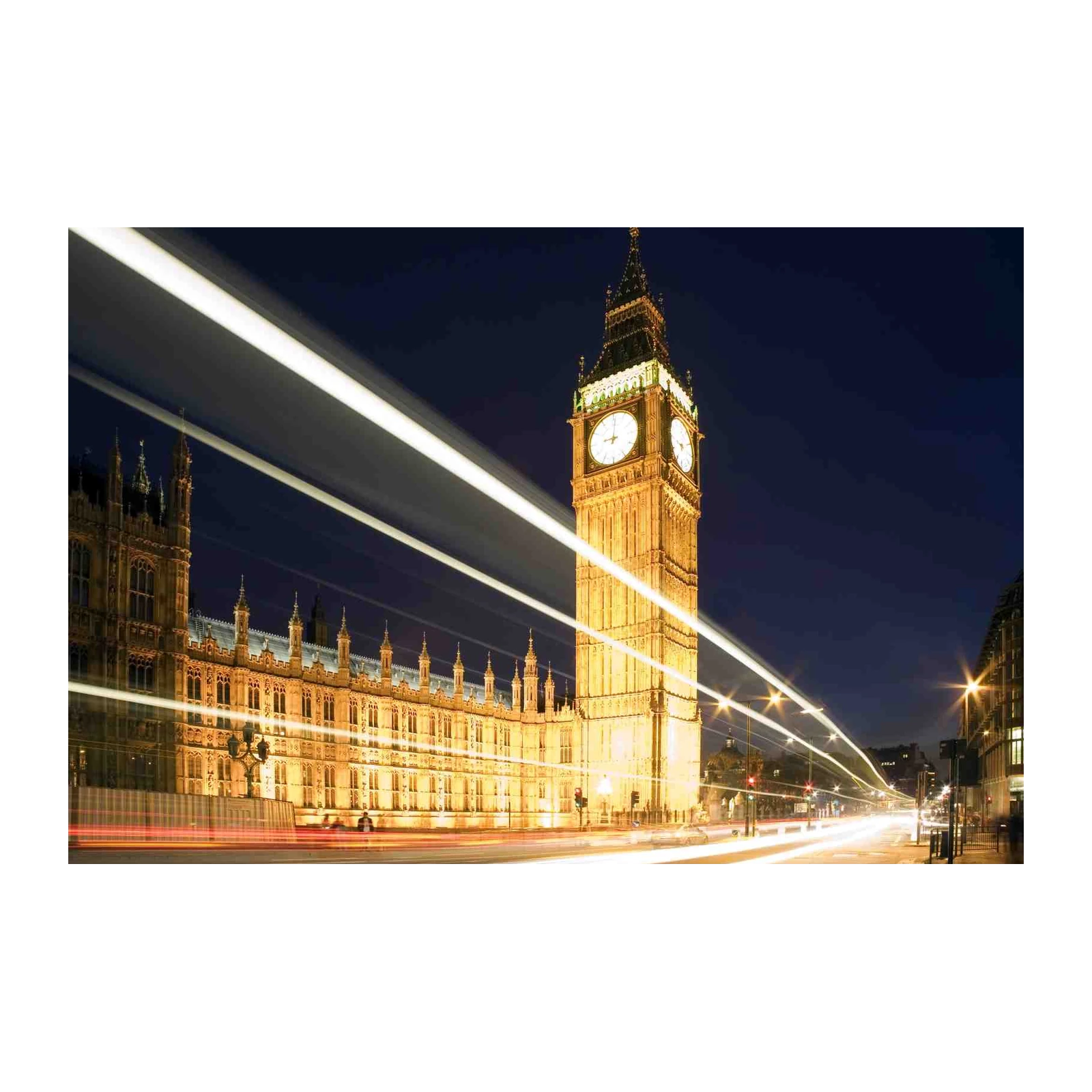 Big Ben London Night Lights Wall Art