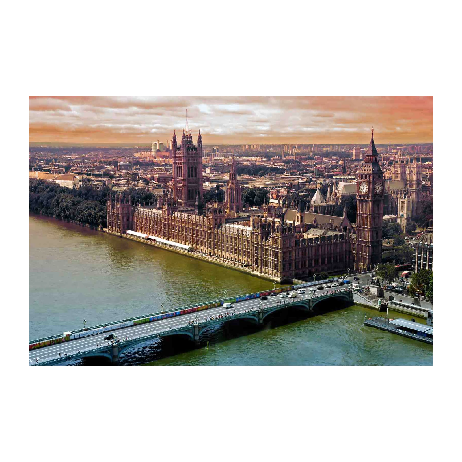 Iconic London Skyline Big Ben Wall Art