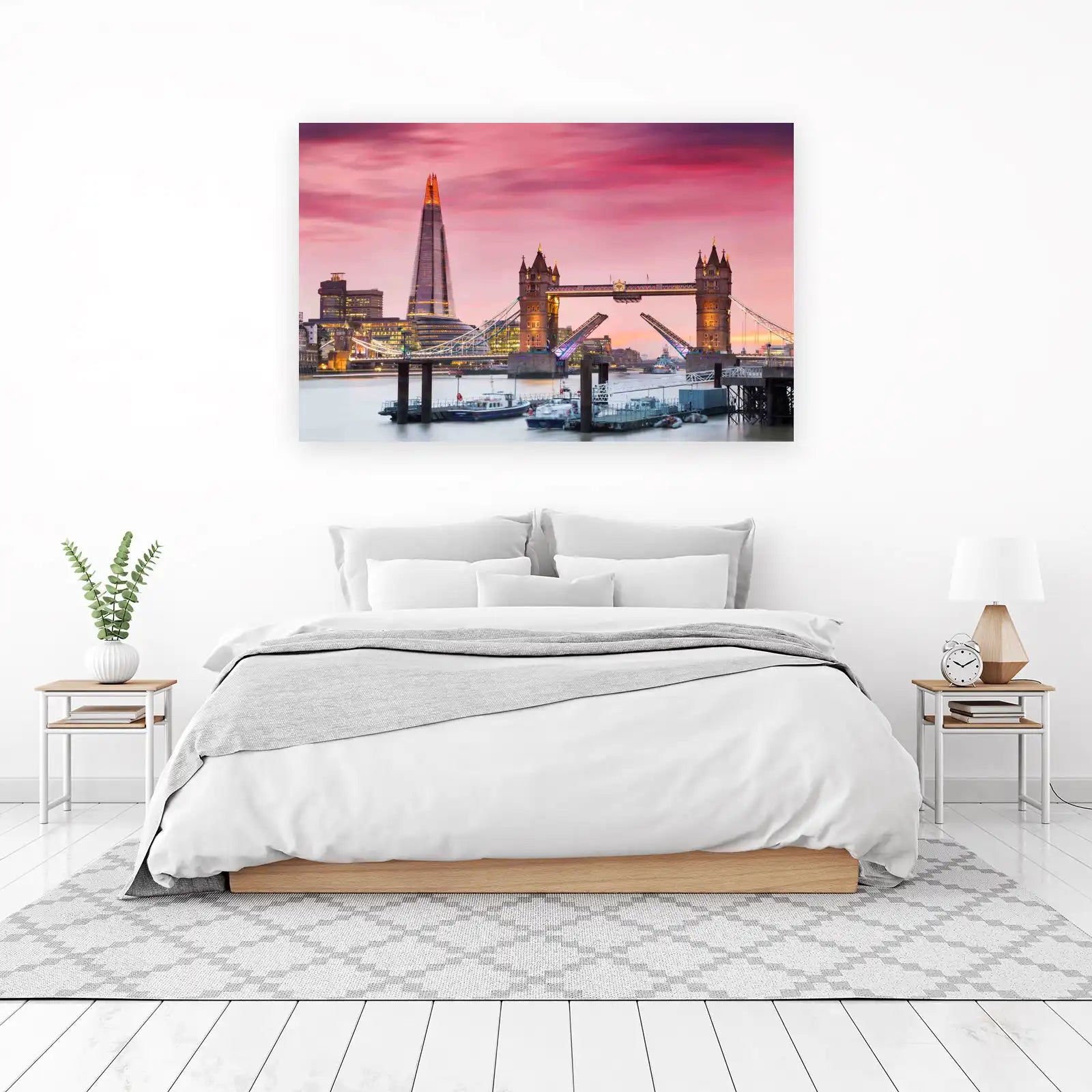 Iconic London Tower Bridge Sunset Wall Art
