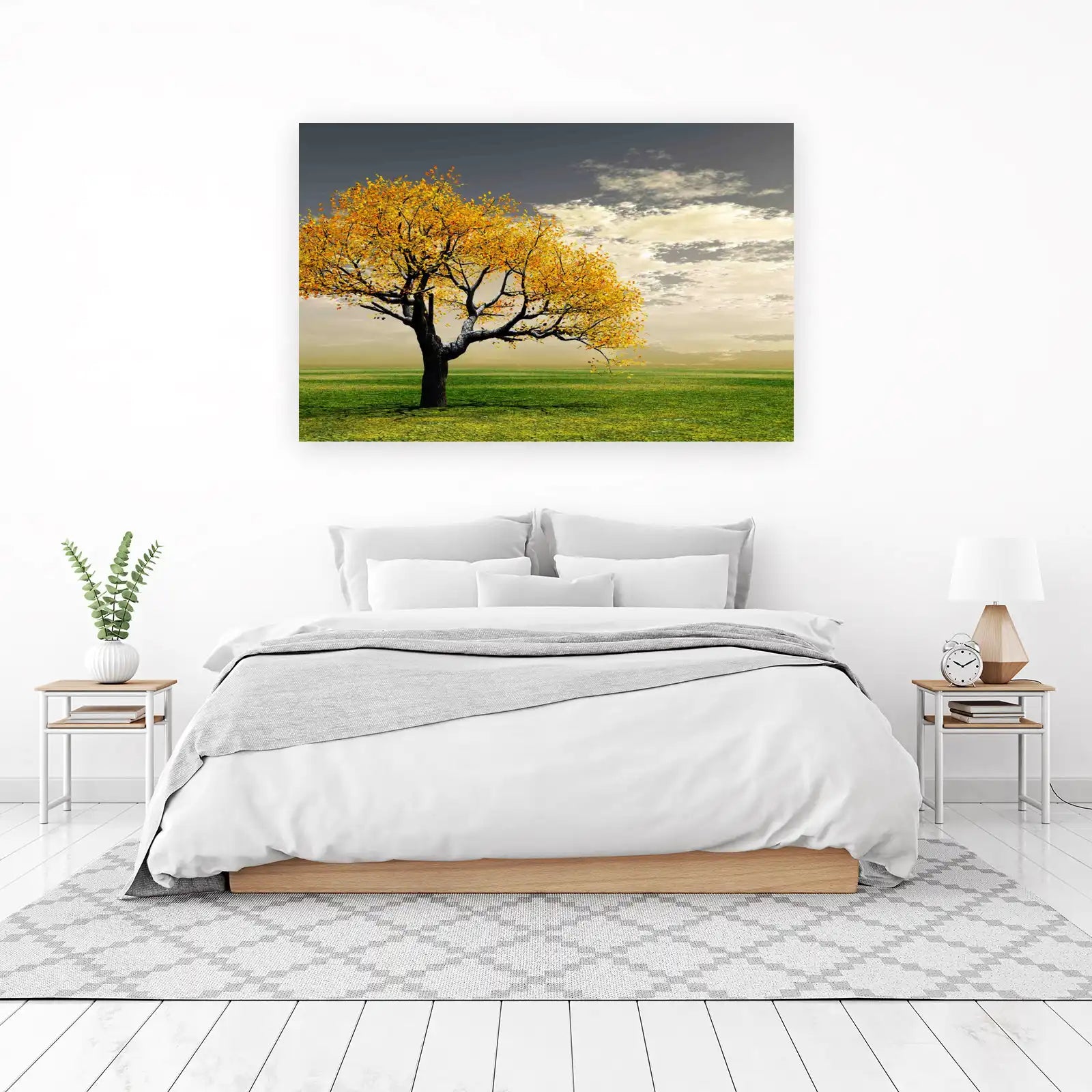 Vibrant Autumn Tree Wall Art
