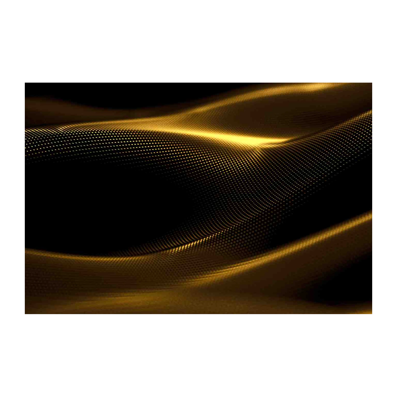 Luxury Gold Wave Abstract Wall Art