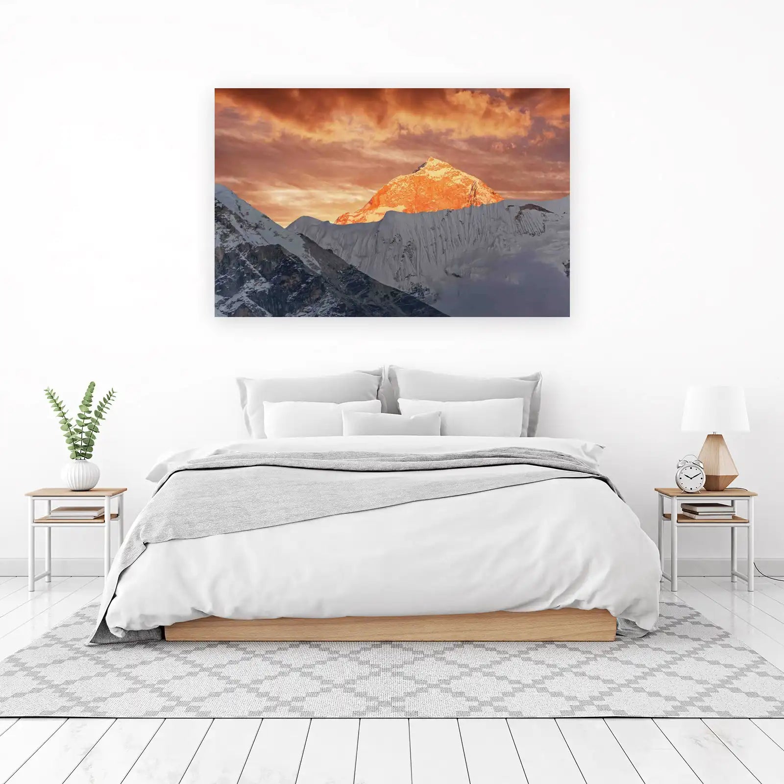 Majestic Sunset Mountain Wall Art