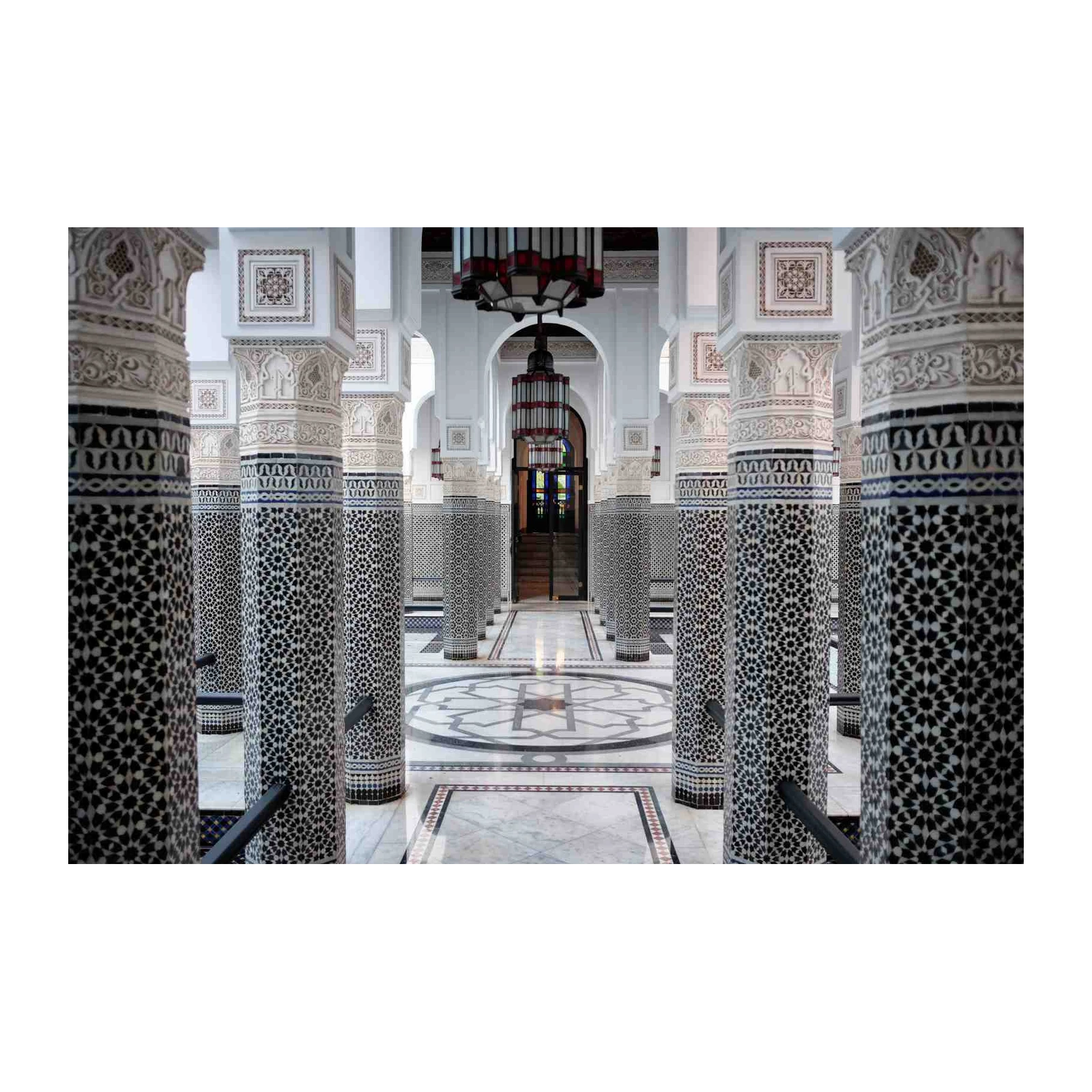 Intricate Islamic Columns Wall Art