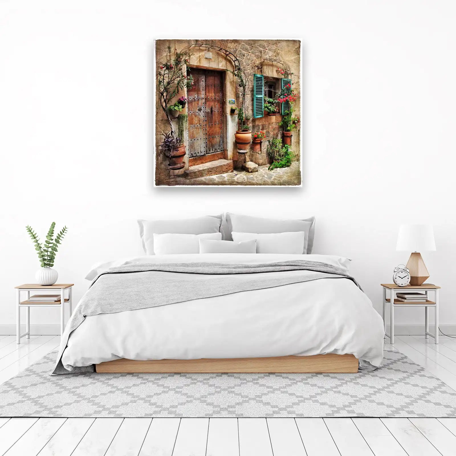 Rustic Charm European Doorway Wall Art