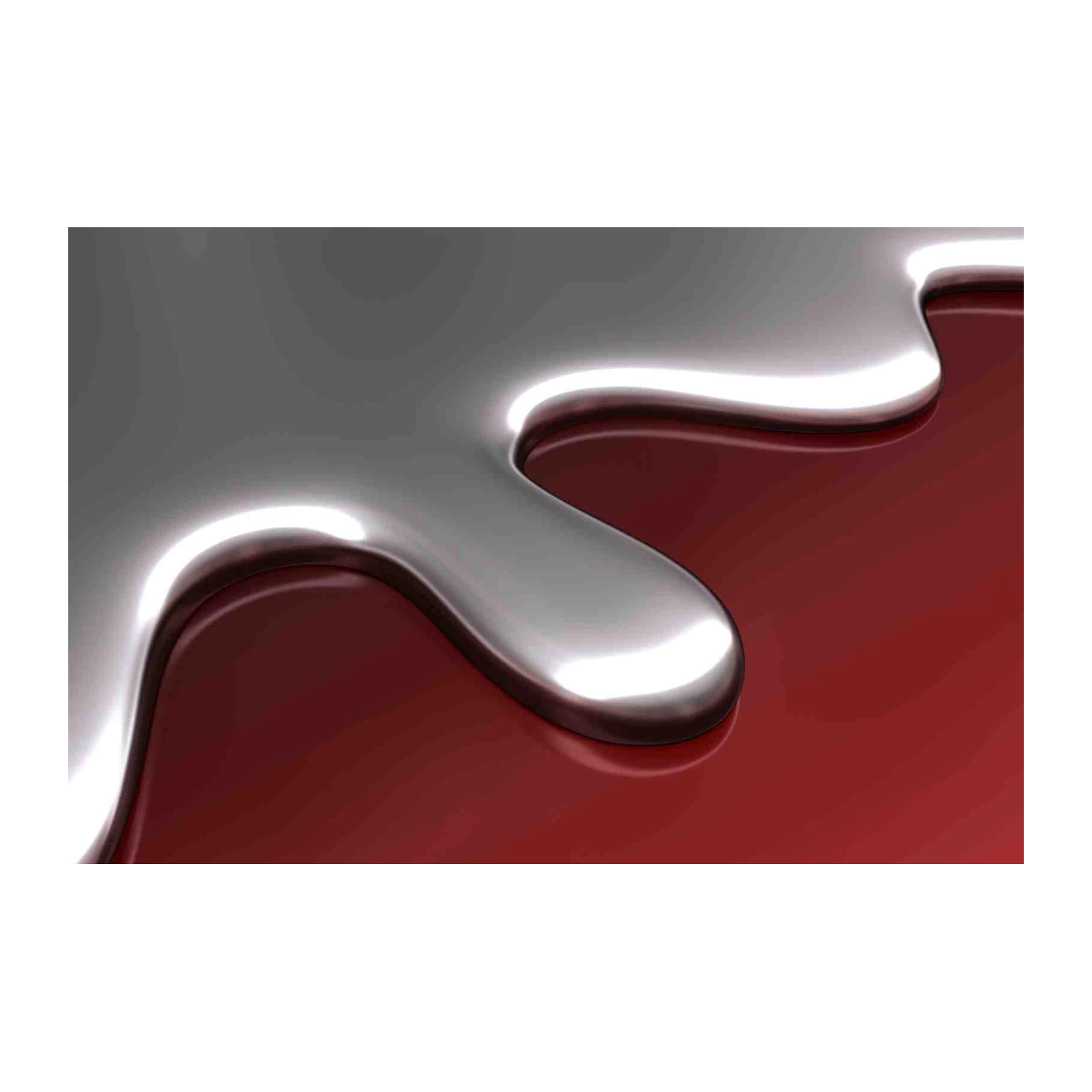 Flowing Mercury Metal Abstract Wall Art