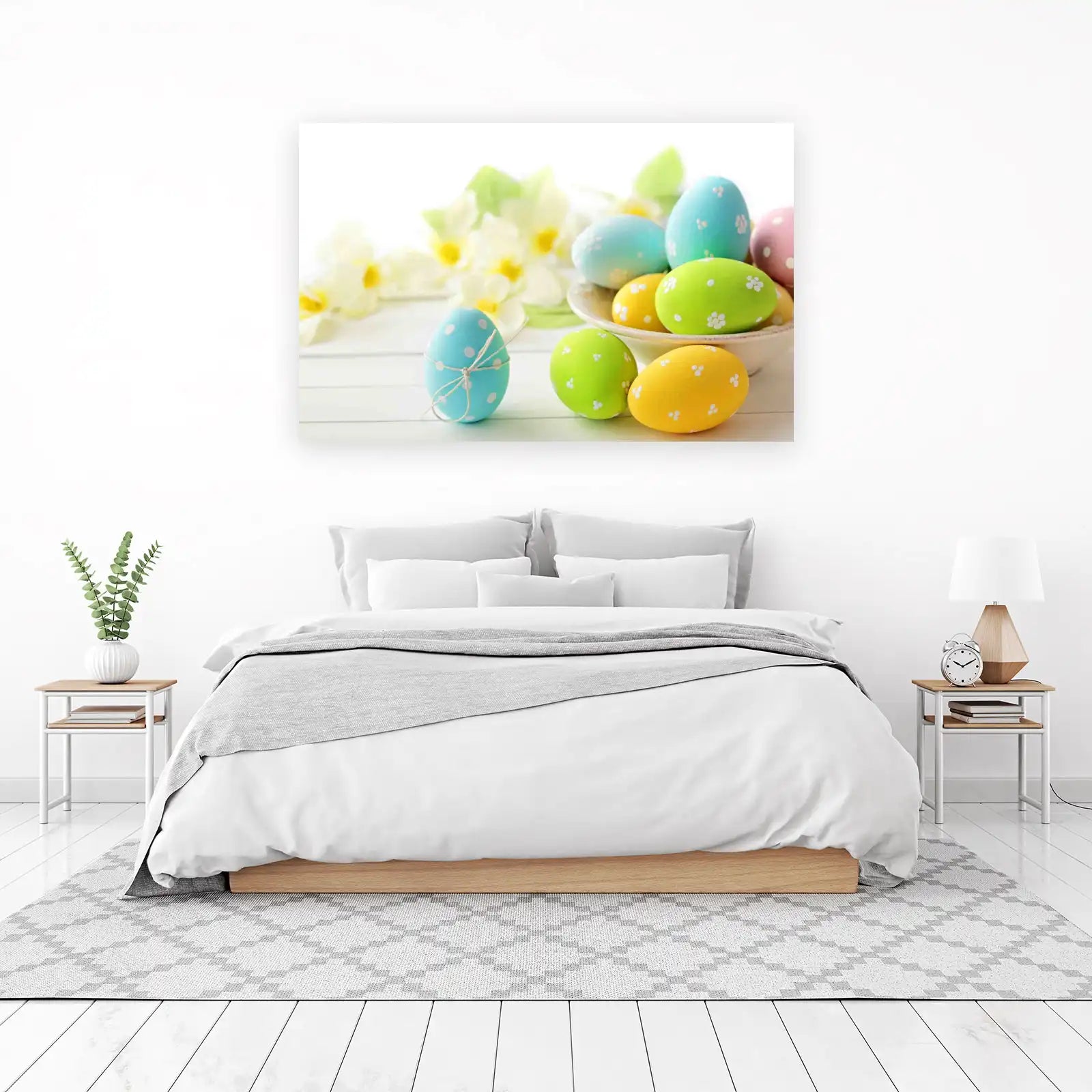 Vibrant Easter Egg Delight Wall Art