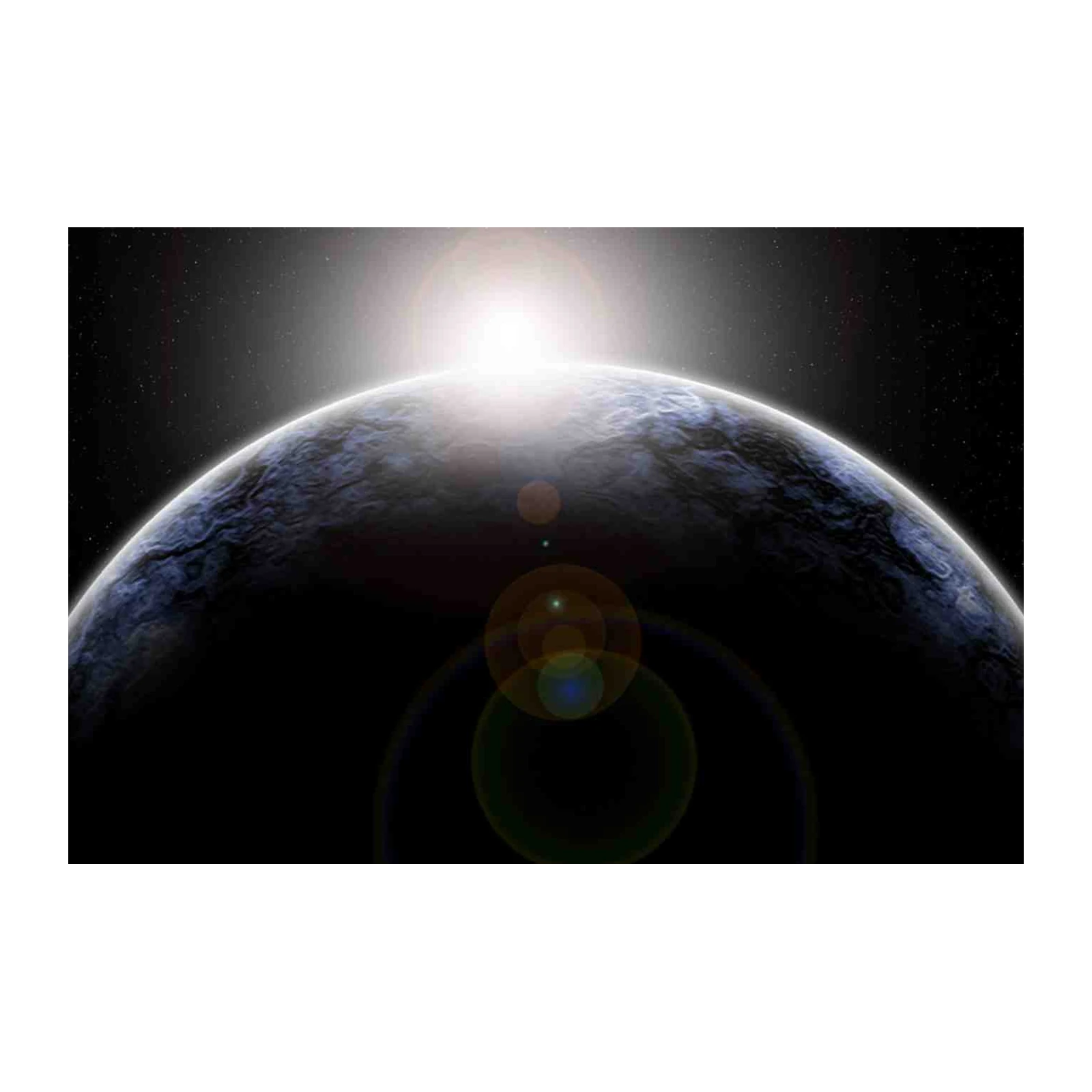 Cosmic Sunrise Planet Wall Art