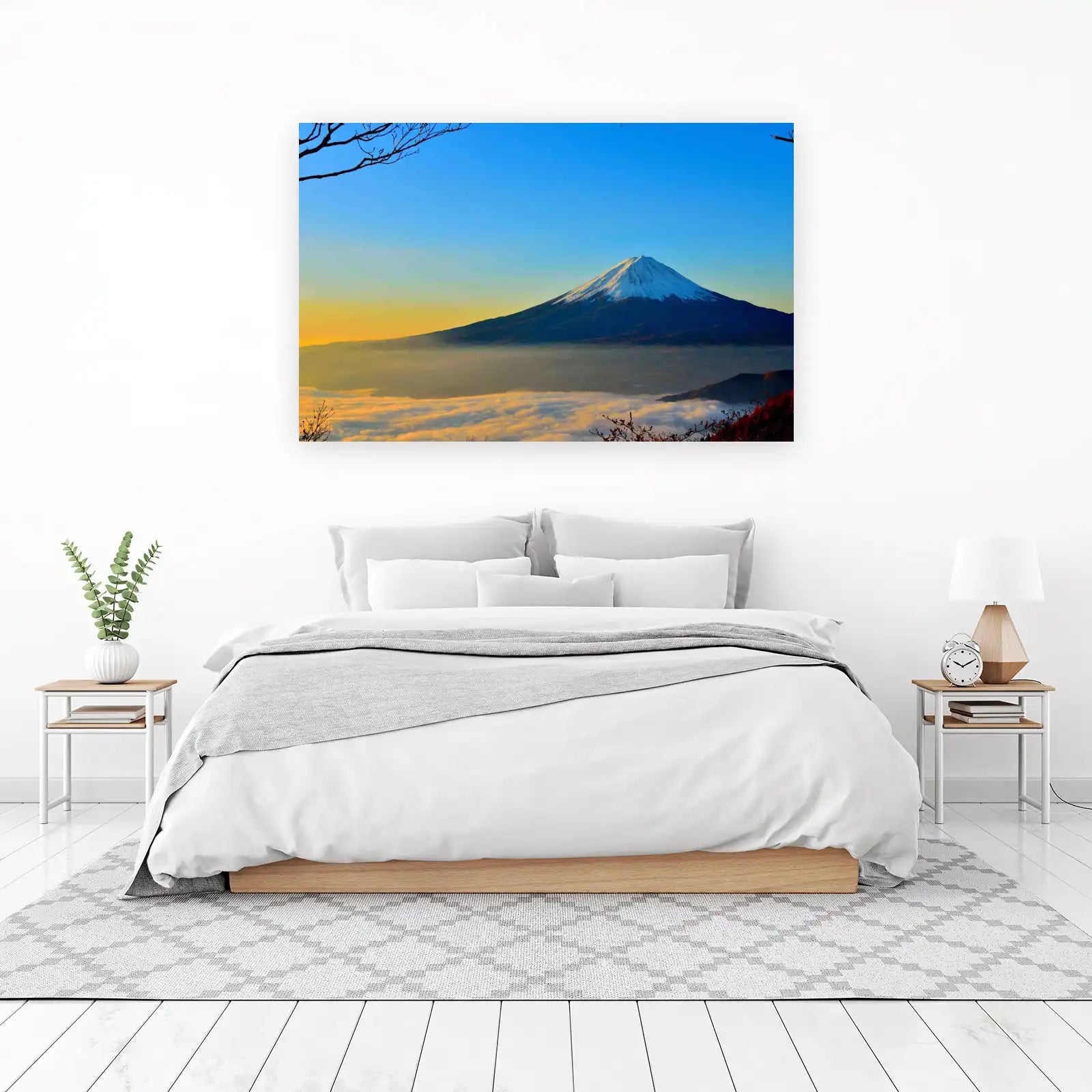 Majestic Fuji Mountain Sunrise Wall Art